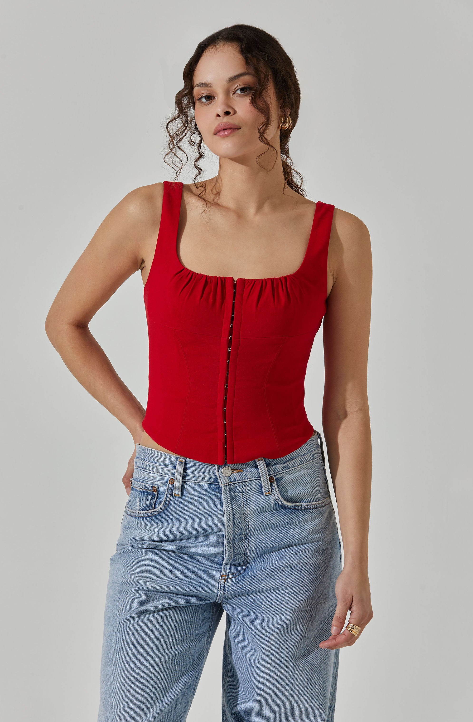 Evetta Corset Top-Aljck