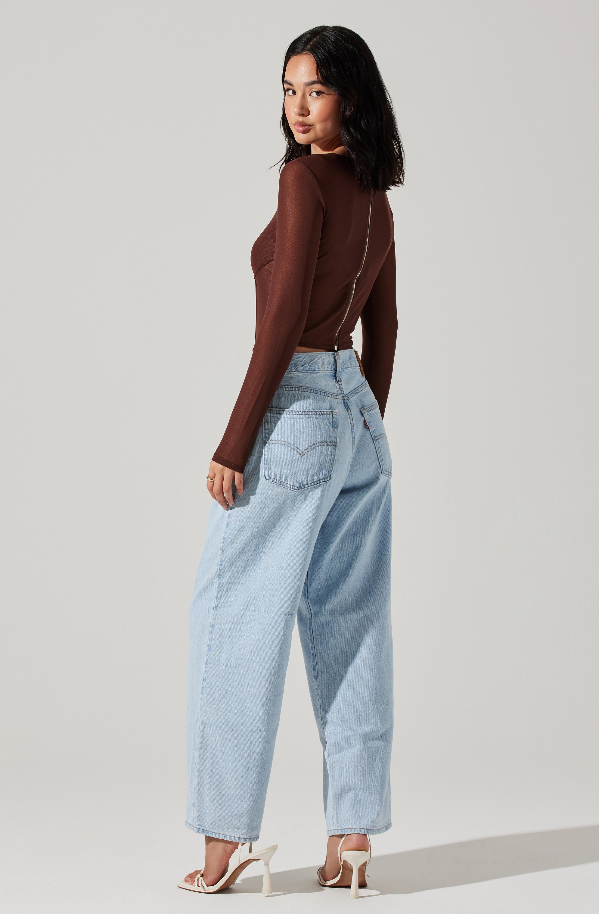 Kezia Corset Long Sleeve Top-Aljck