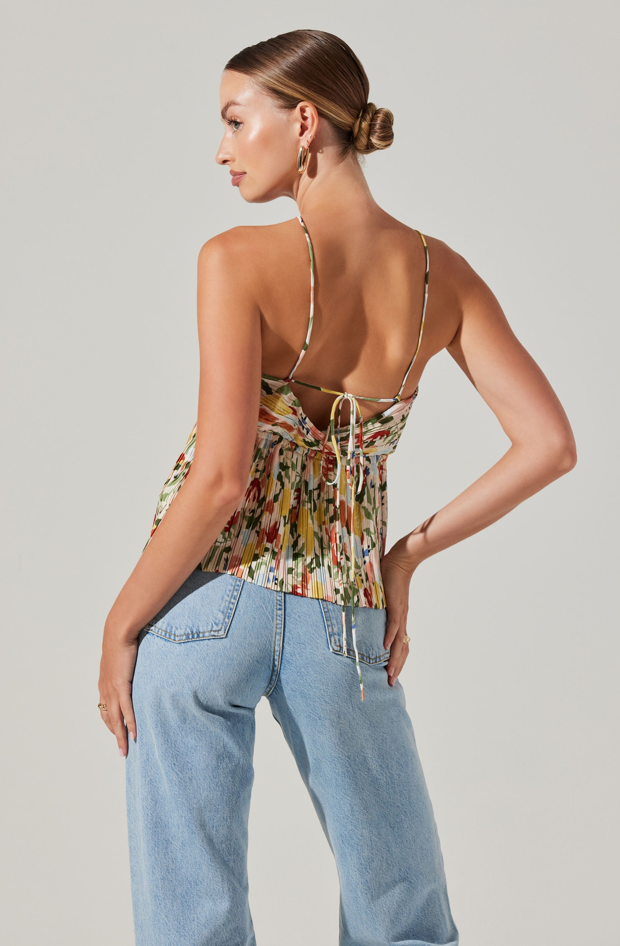 Tamaryn Halter Tie Neck Top-Aljck