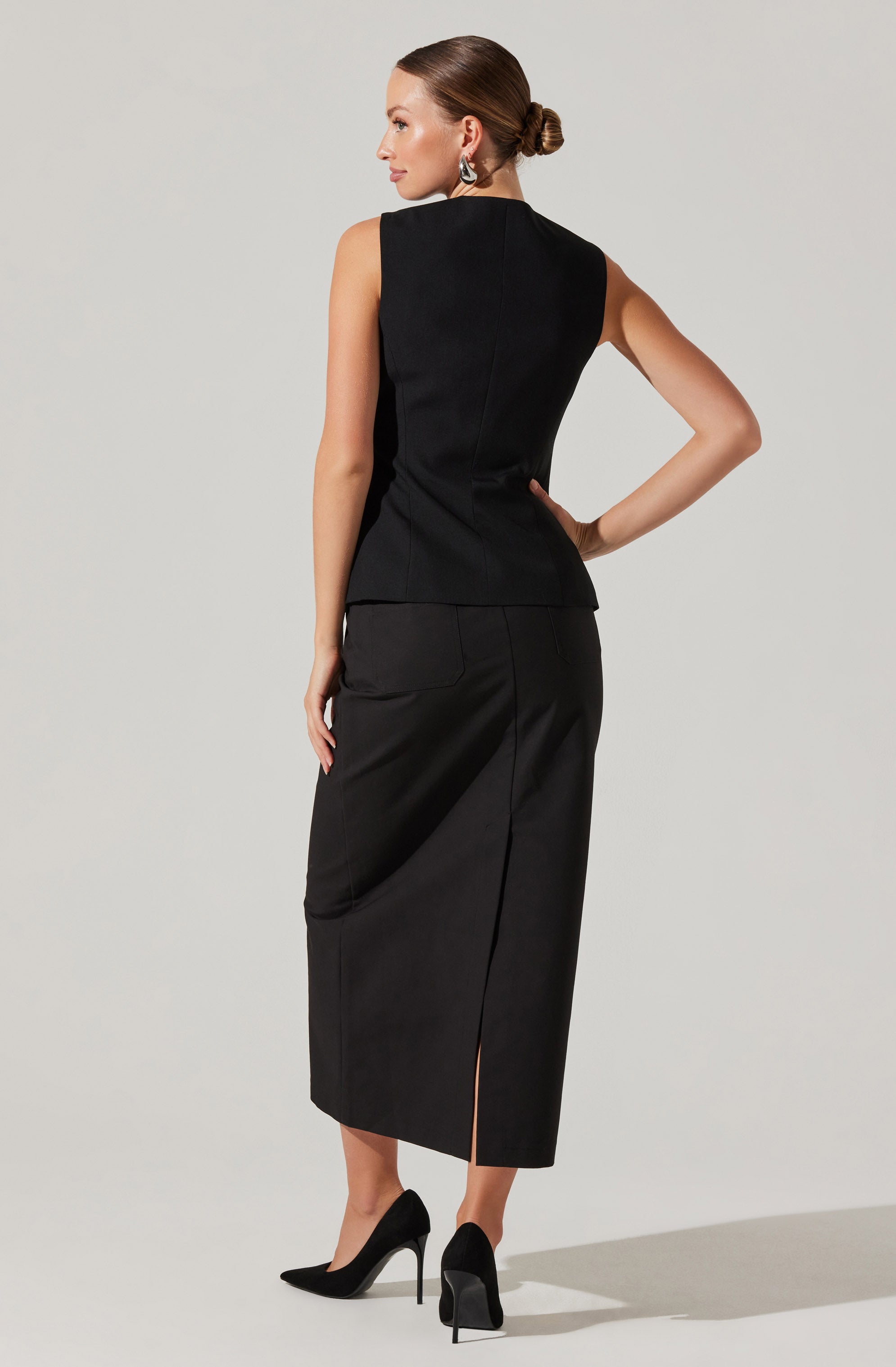 Delphia Longline Vest-Aljck