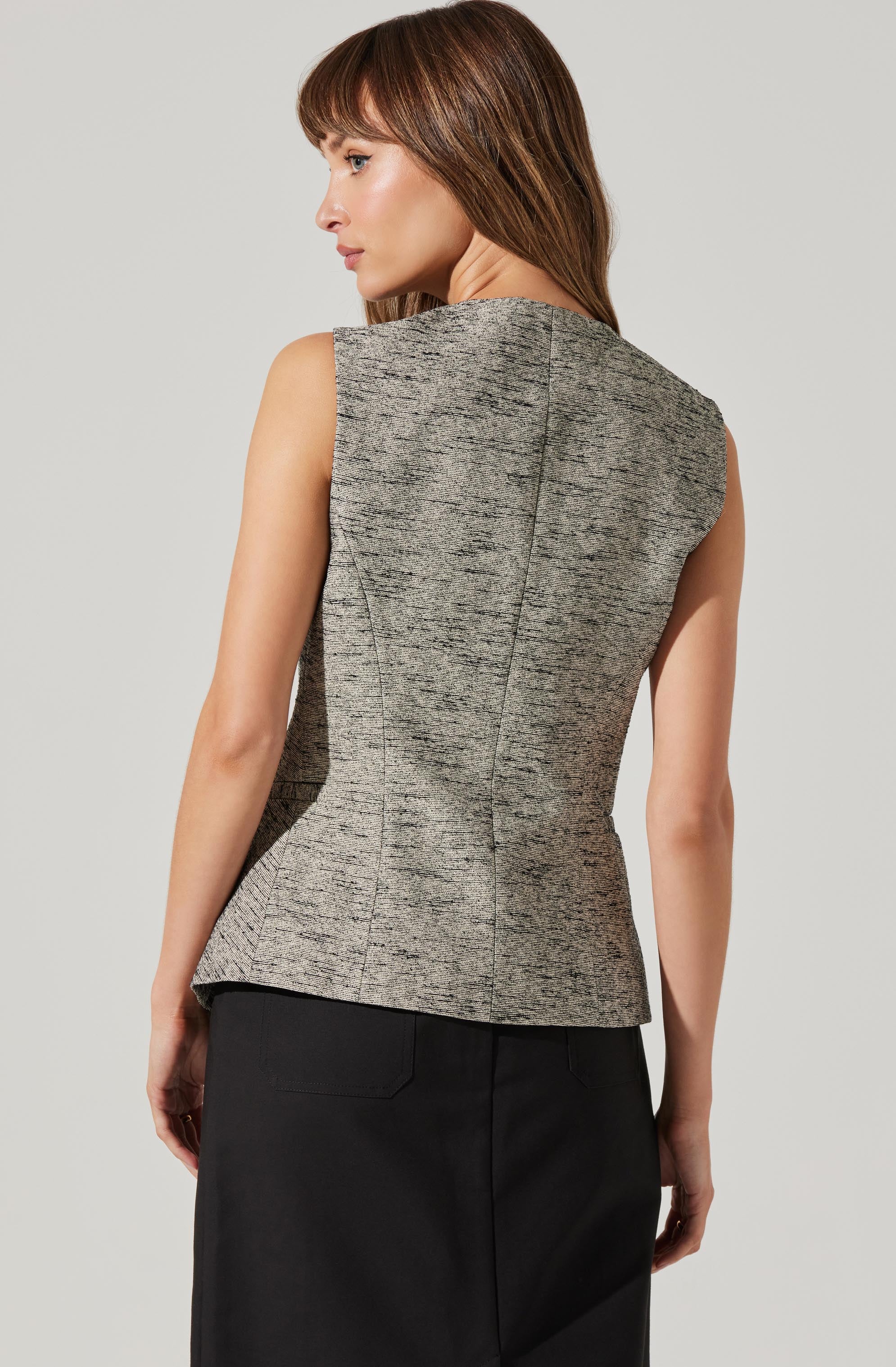 Delphia Longline Vest-Aljck