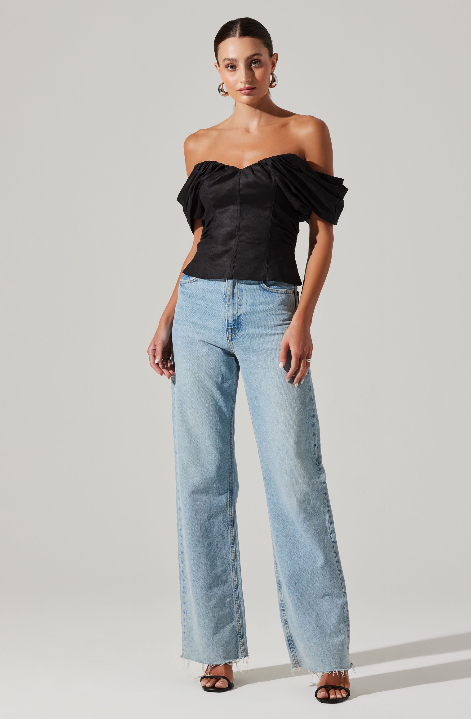 Raylin Off Shoulder Top-Aljck