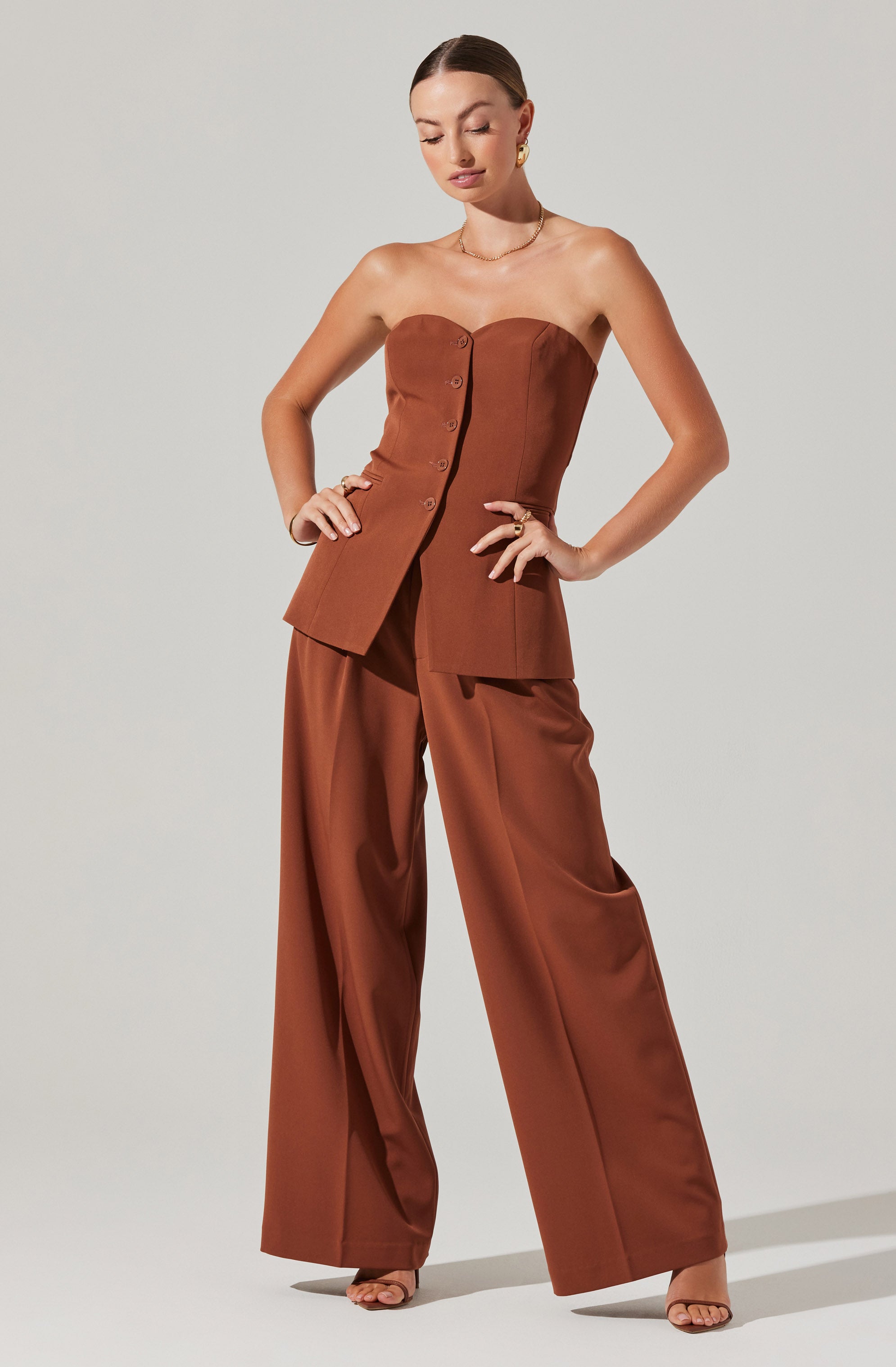 Milani Tailored Bustier Top-Aljck