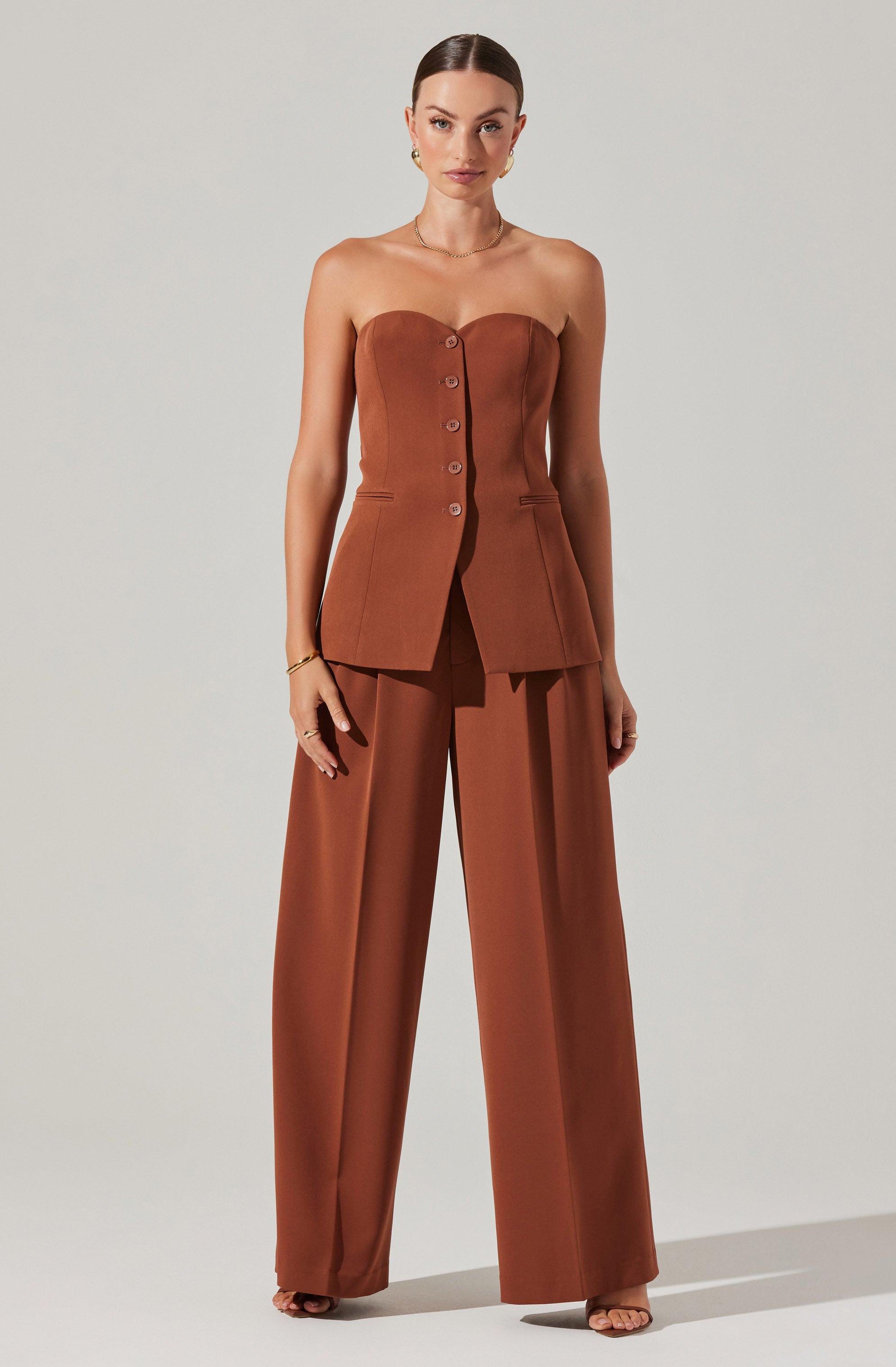 Milani Tailored Bustier Top-Aljck