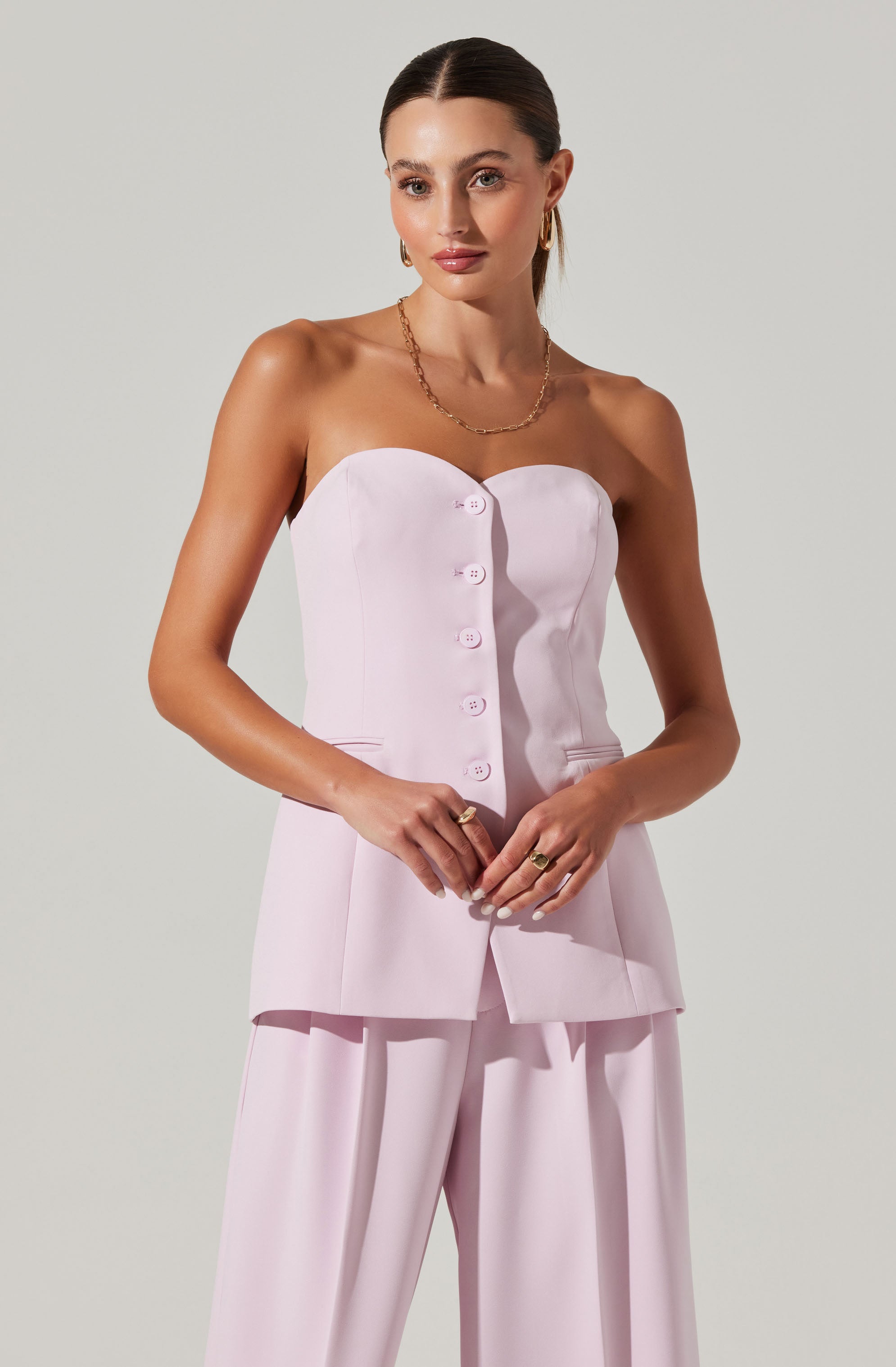 Milani Tailored Bustier Top-Aljck