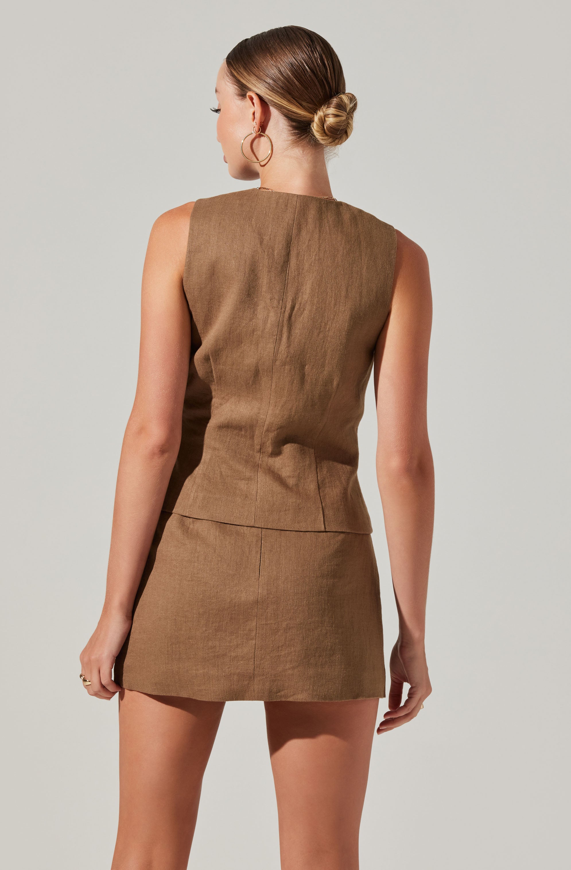 Kaiko Linen Vest-Aljck