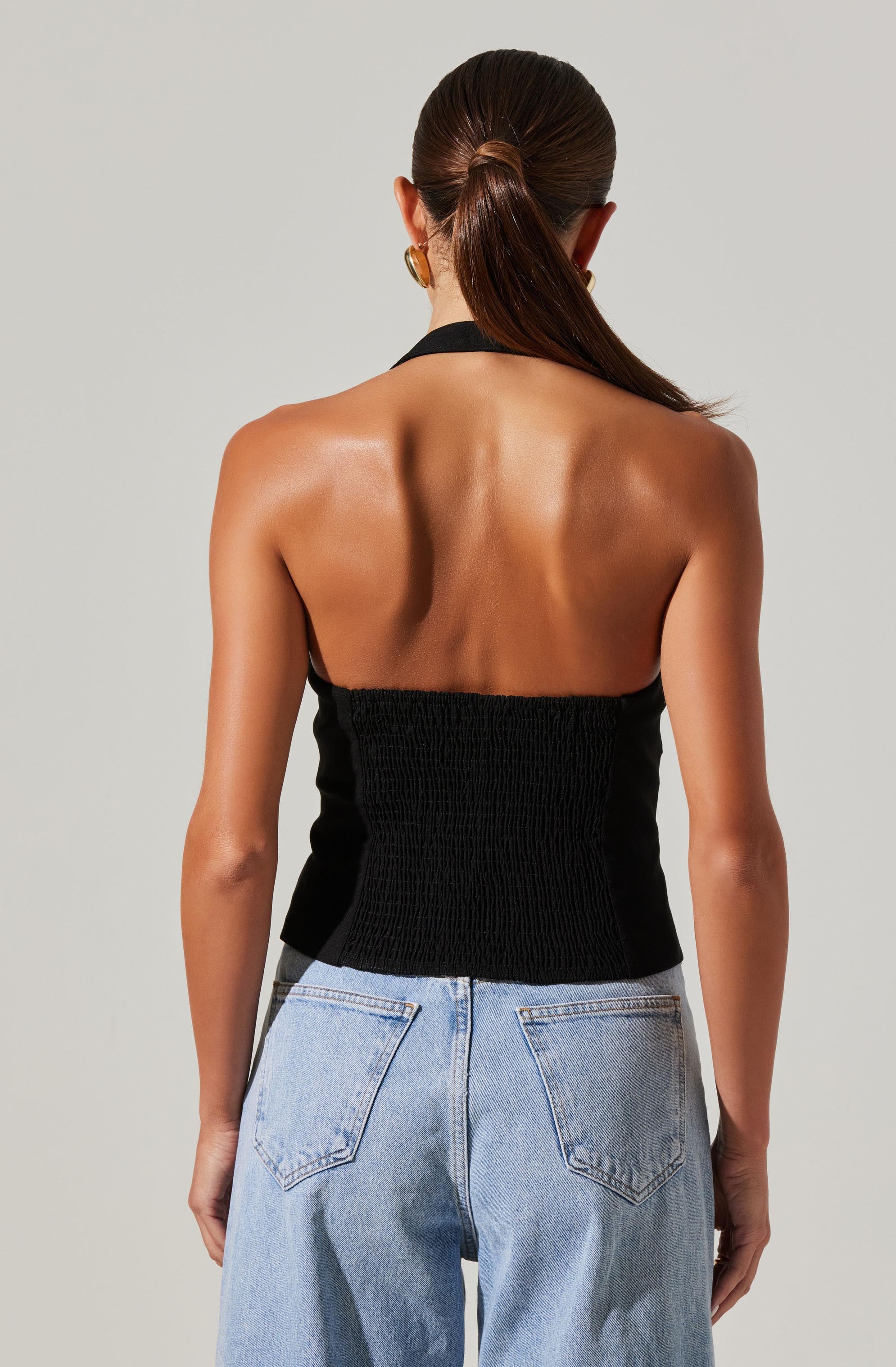 Costa Halter Neck Top-Aljck