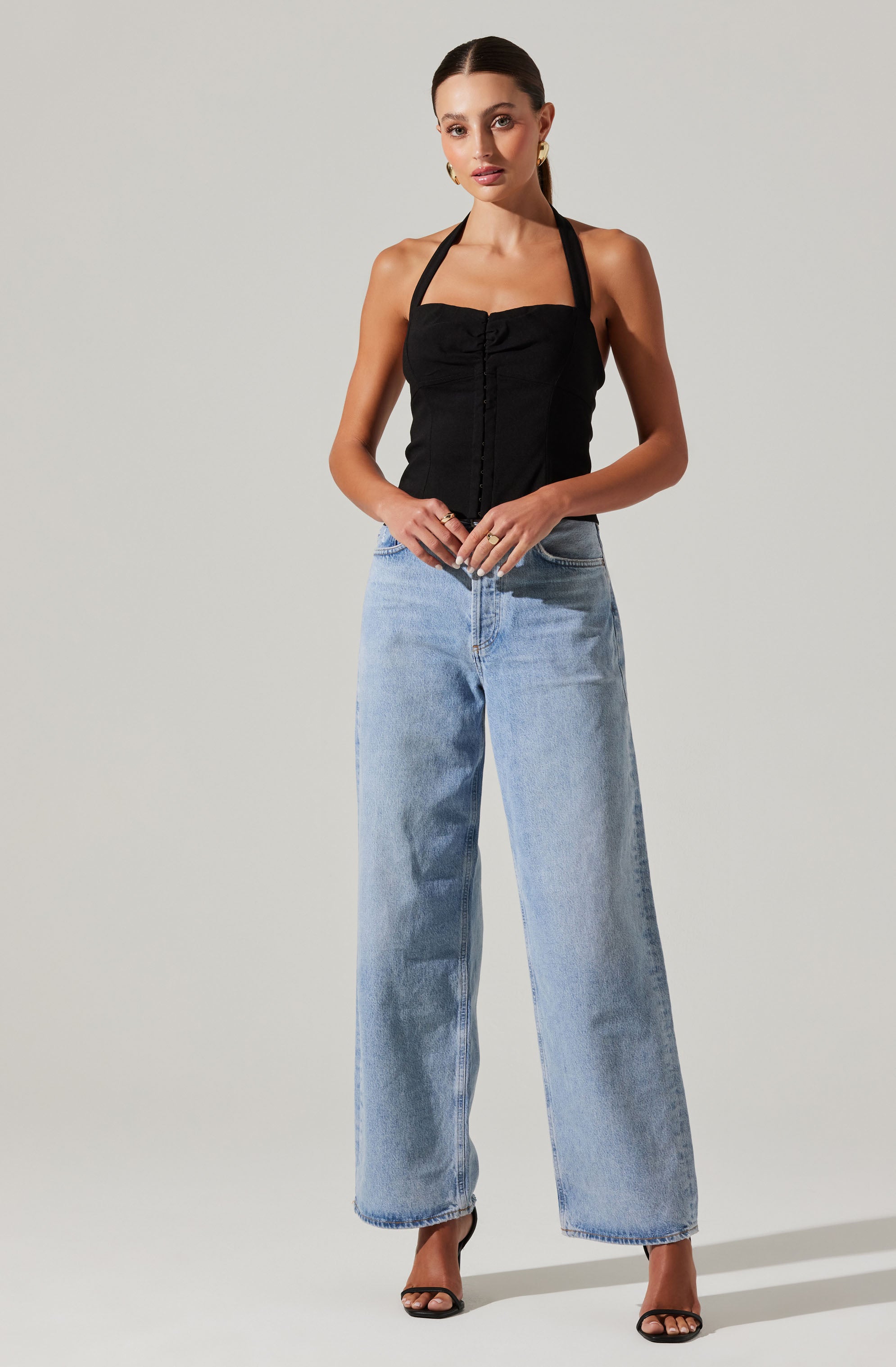 Costa Halter Neck Top-Aljck