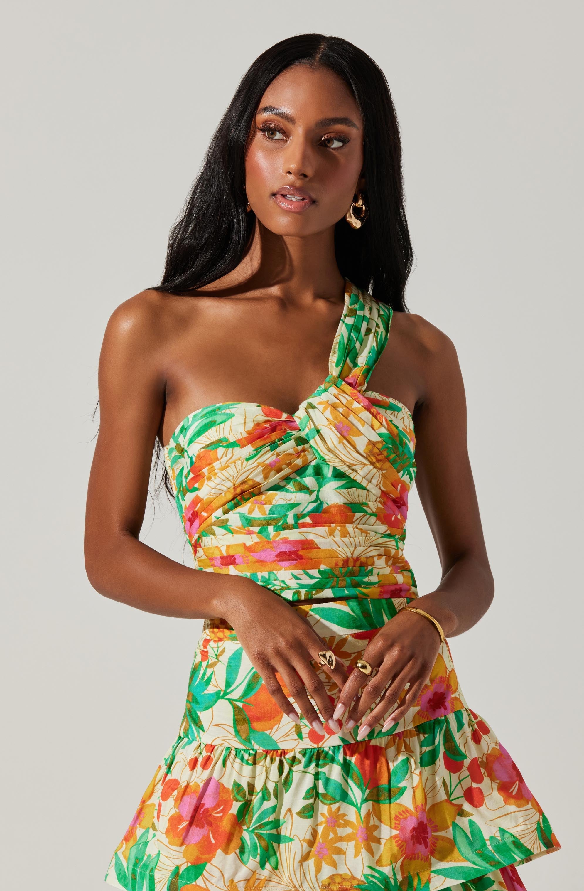 Daya One-Shoulder Crop Top-Aljck