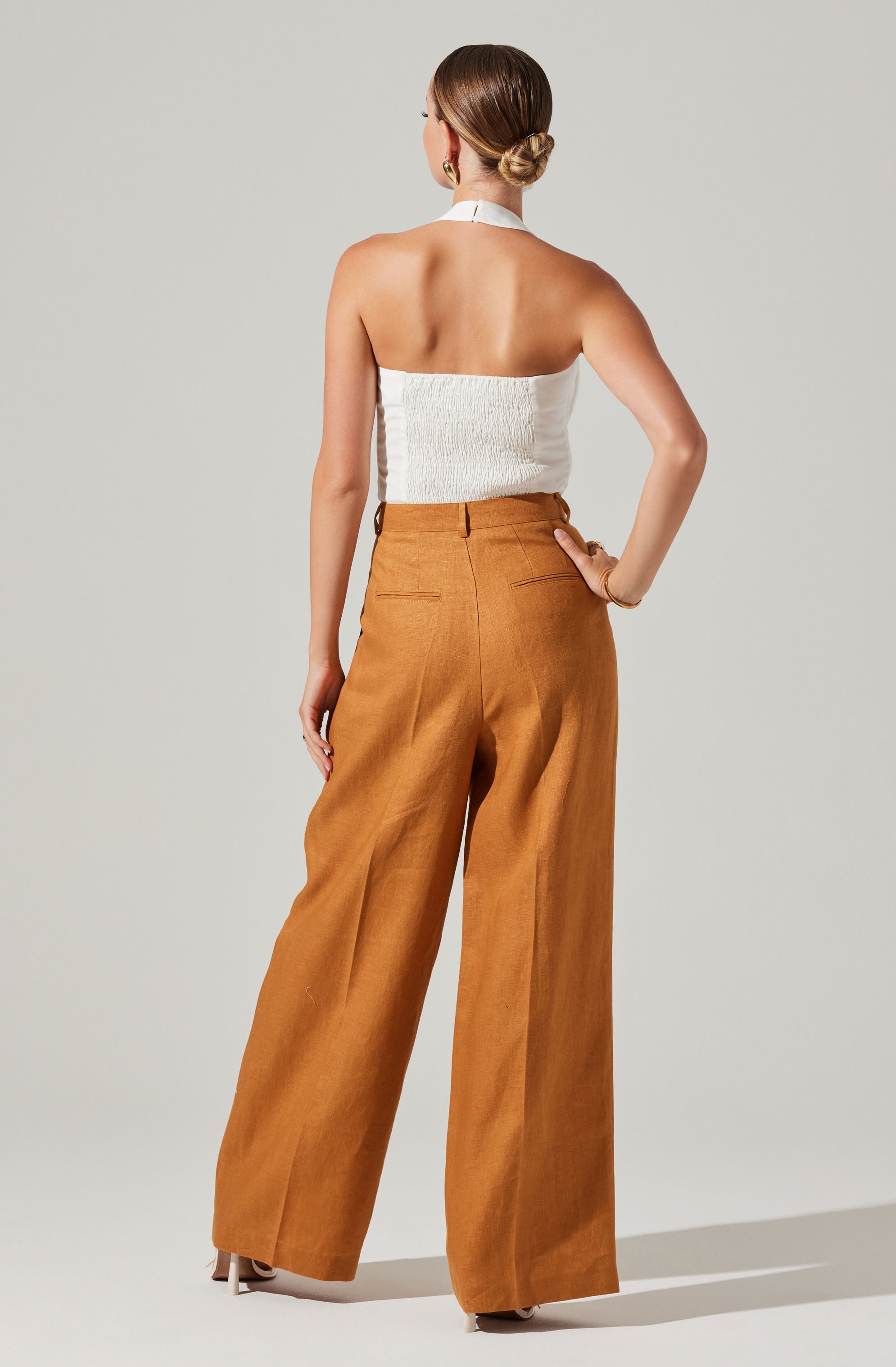 Sunna Halter Neck Top-Aljck