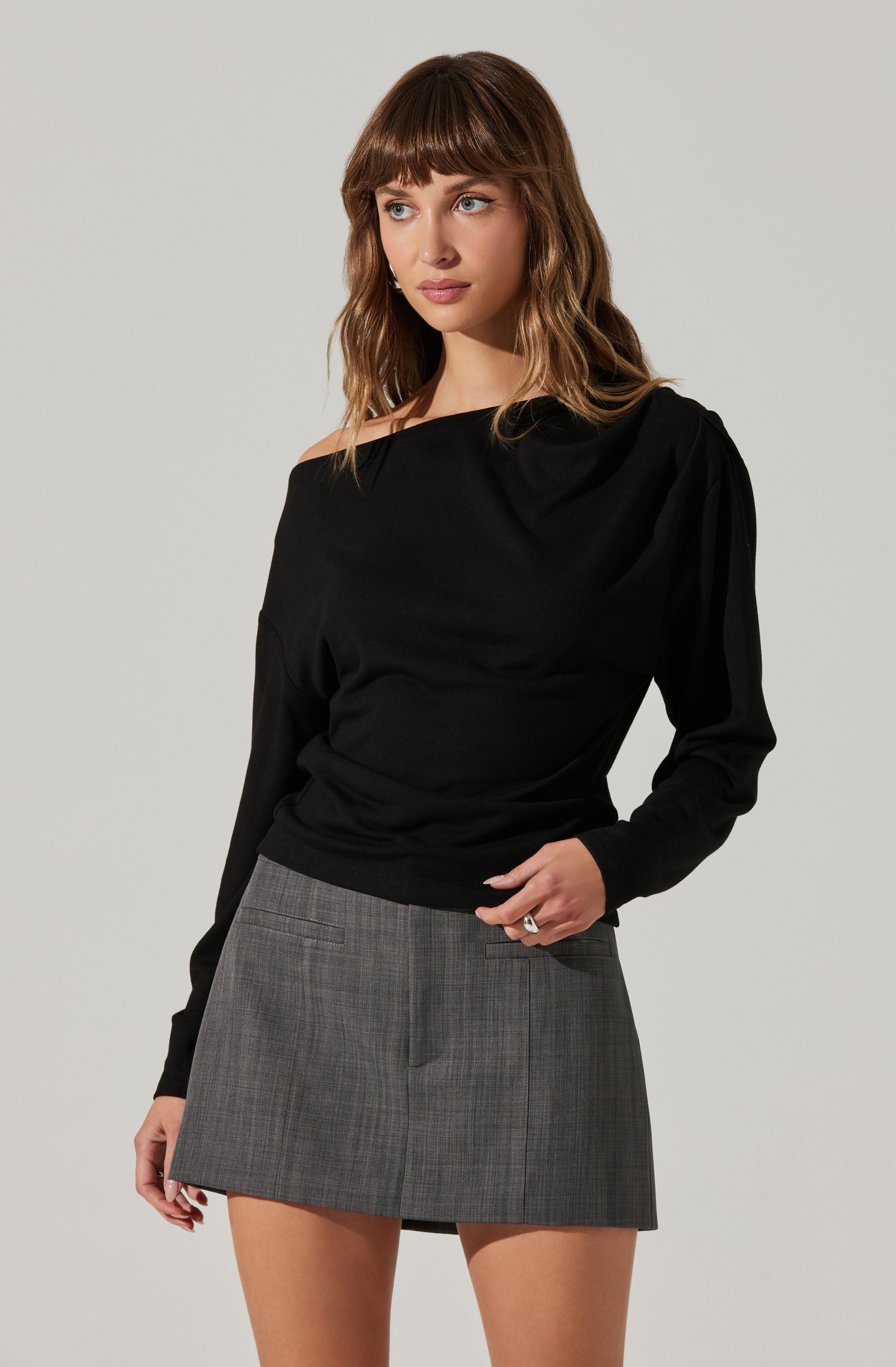 Nary Off Shoulder Top-Aljck