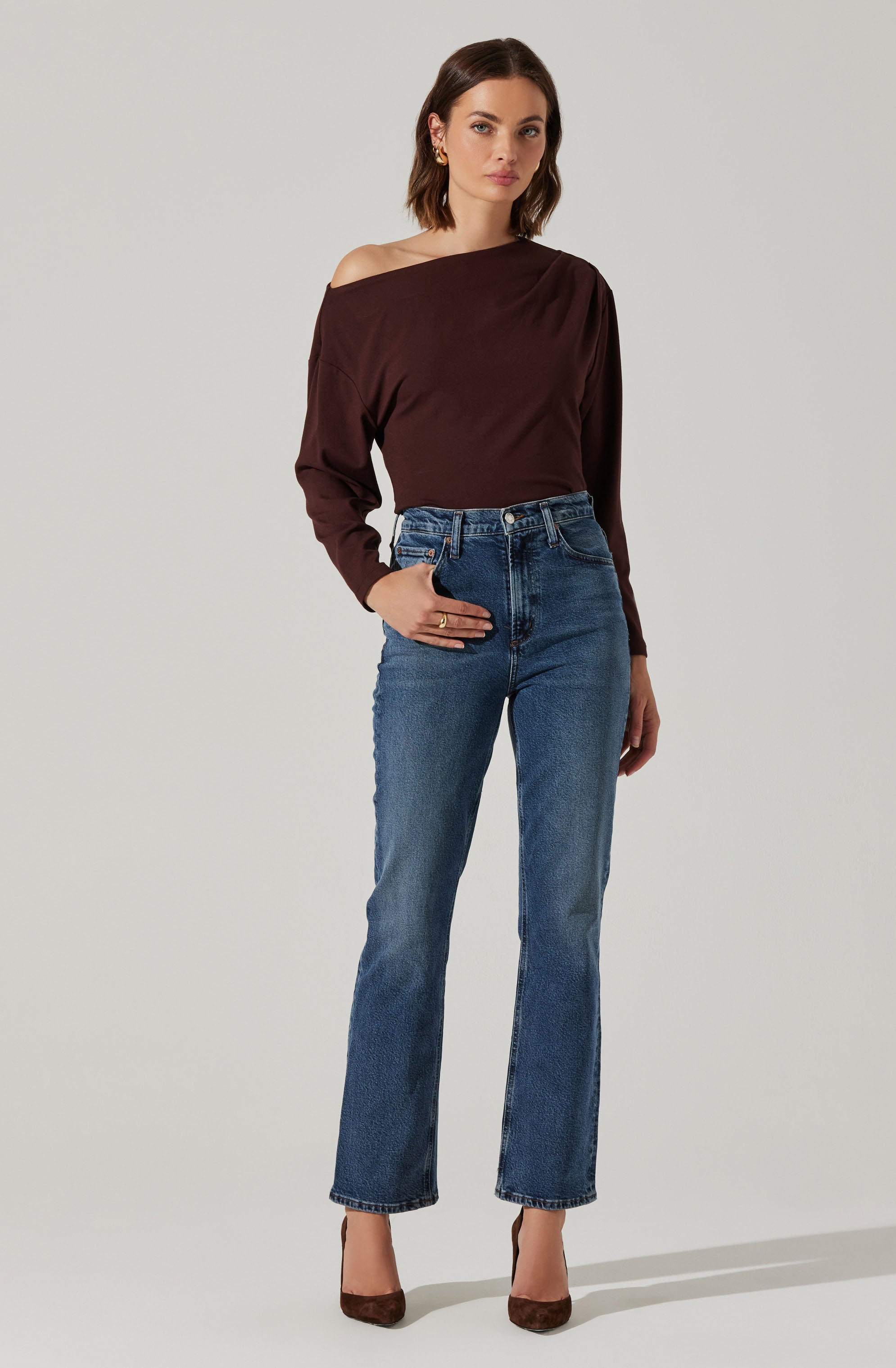 Nary Off Shoulder Top-Aljck