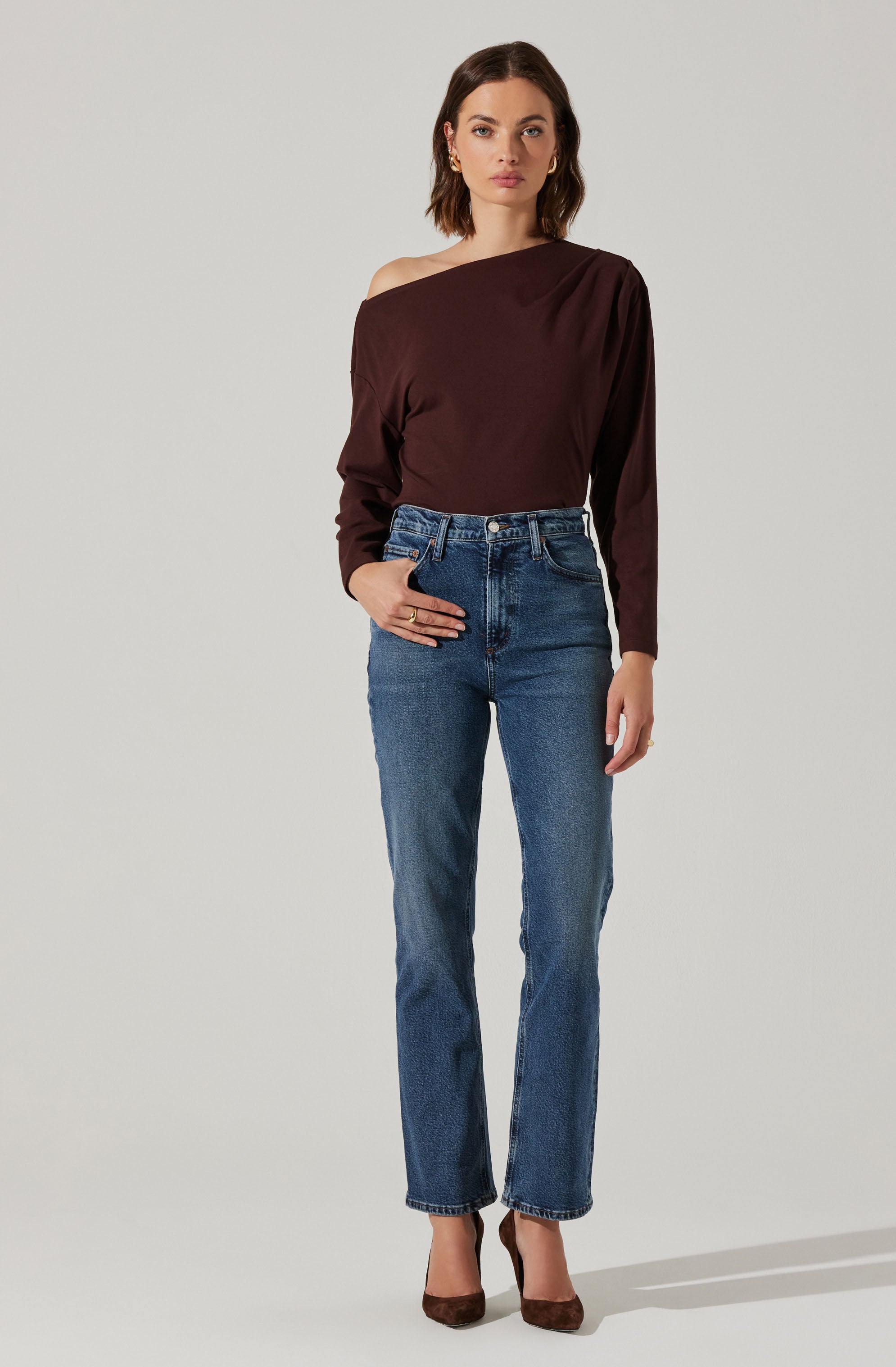 Nary Off Shoulder Top-Aljck