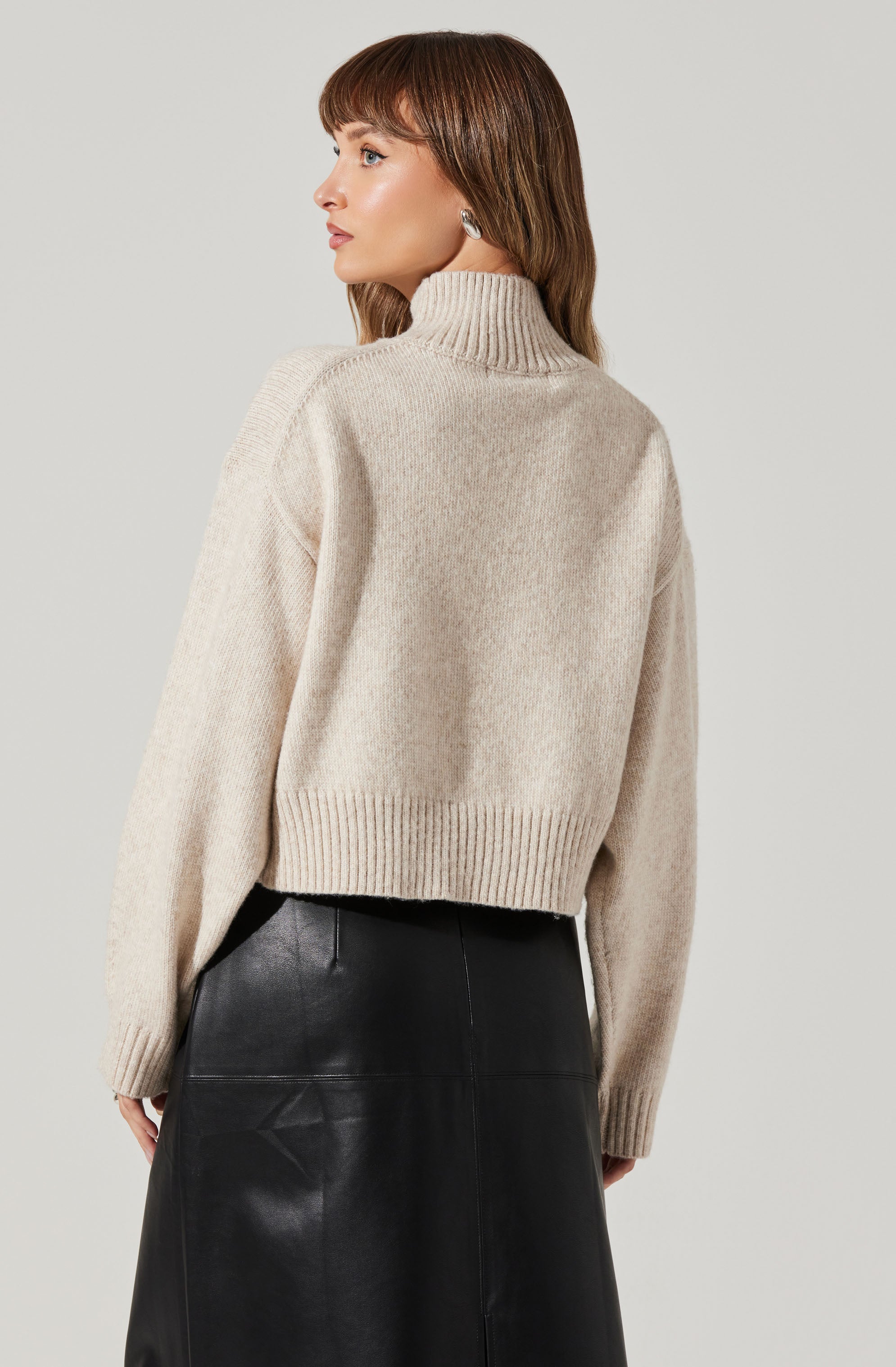 Fiala Mock Neck Sweater-Aljck