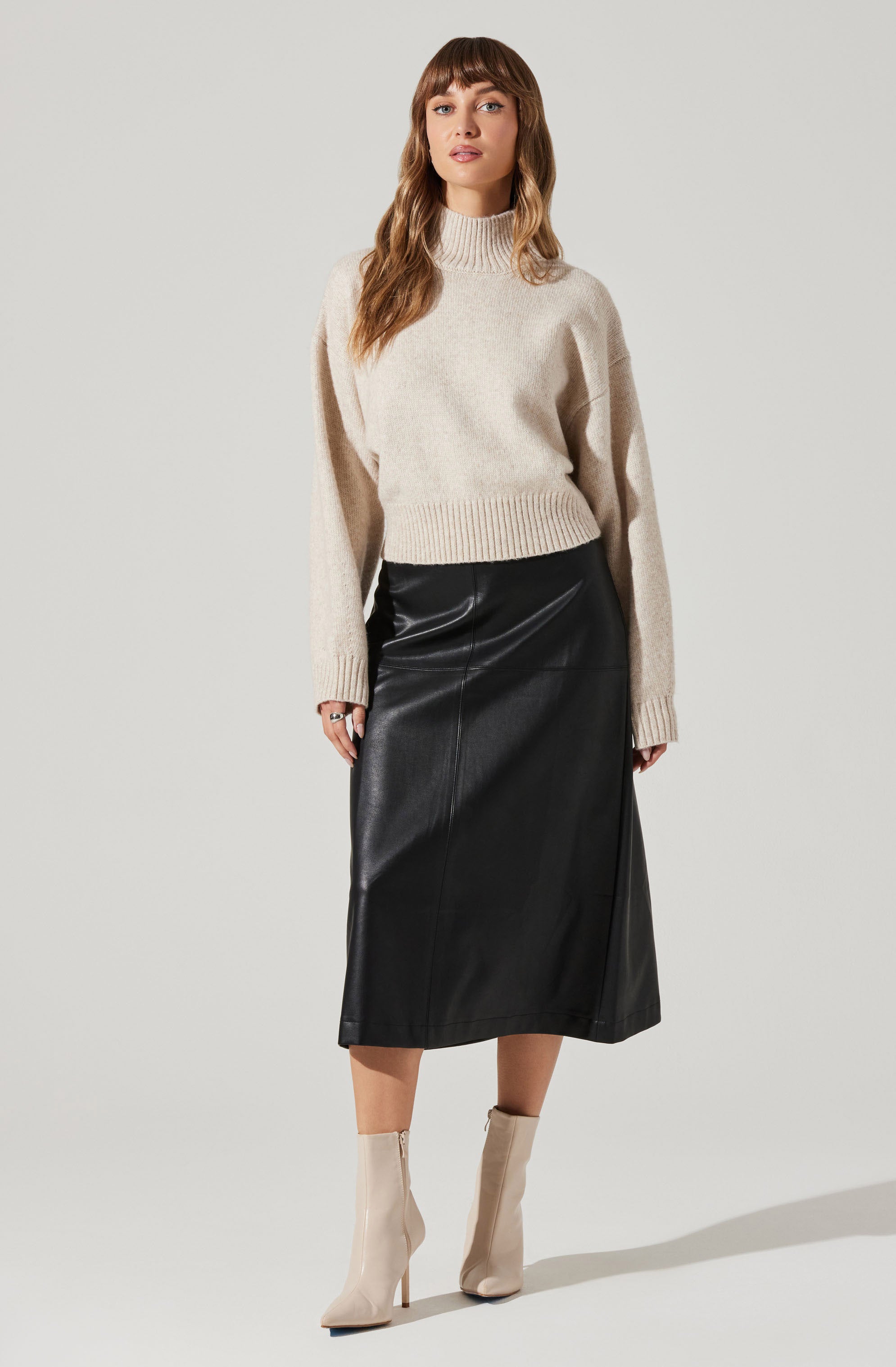 Fiala Mock Neck Sweater-Aljck