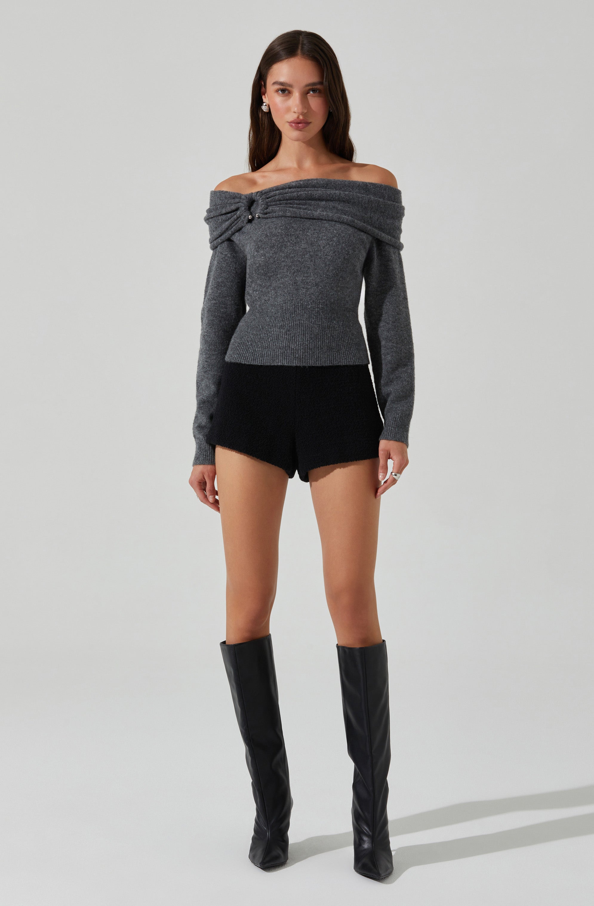 Wylie Off Shoulder Sweater-Aljck