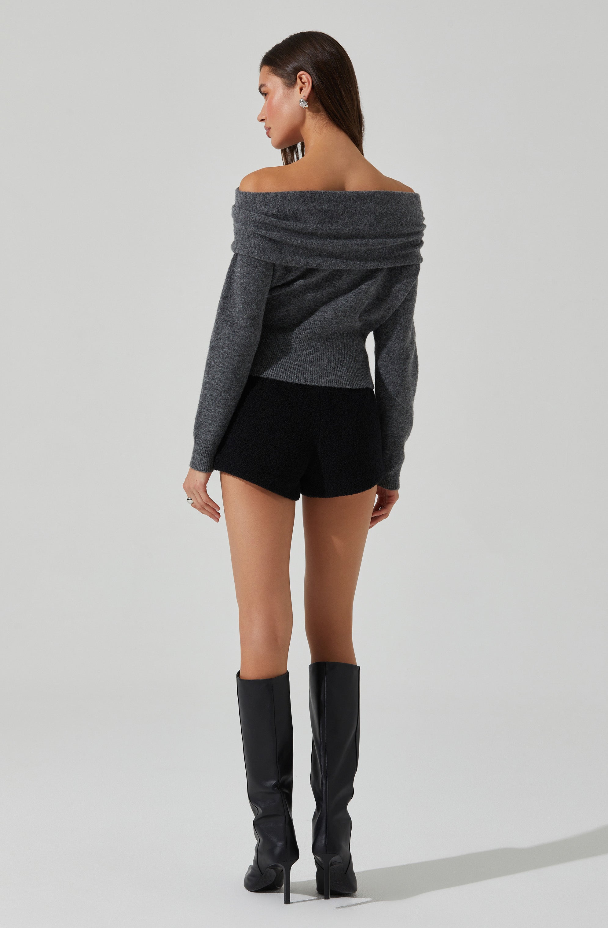 Wylie Off Shoulder Sweater-Aljck
