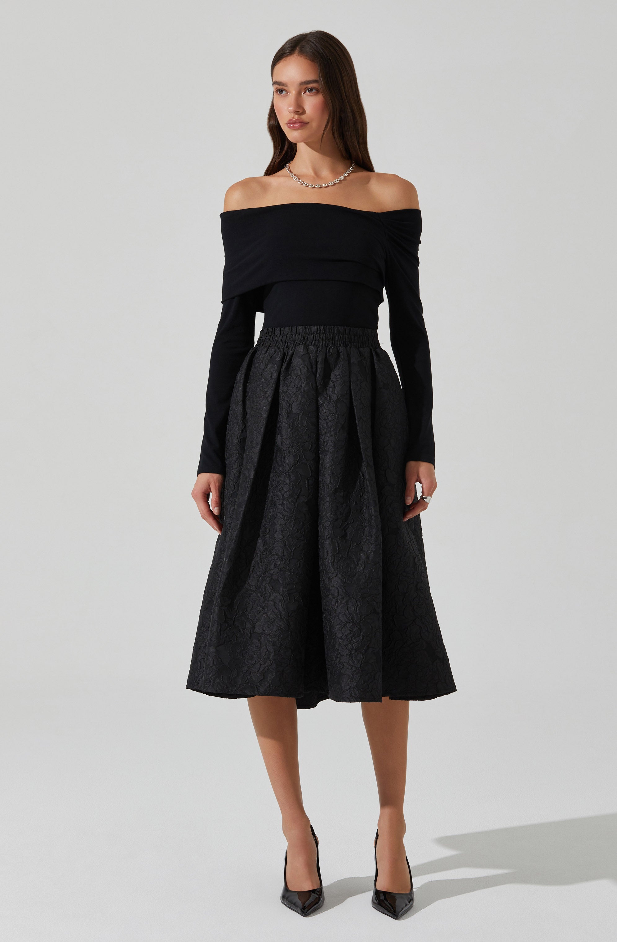 Jada Off Shoulder Top-Aljck