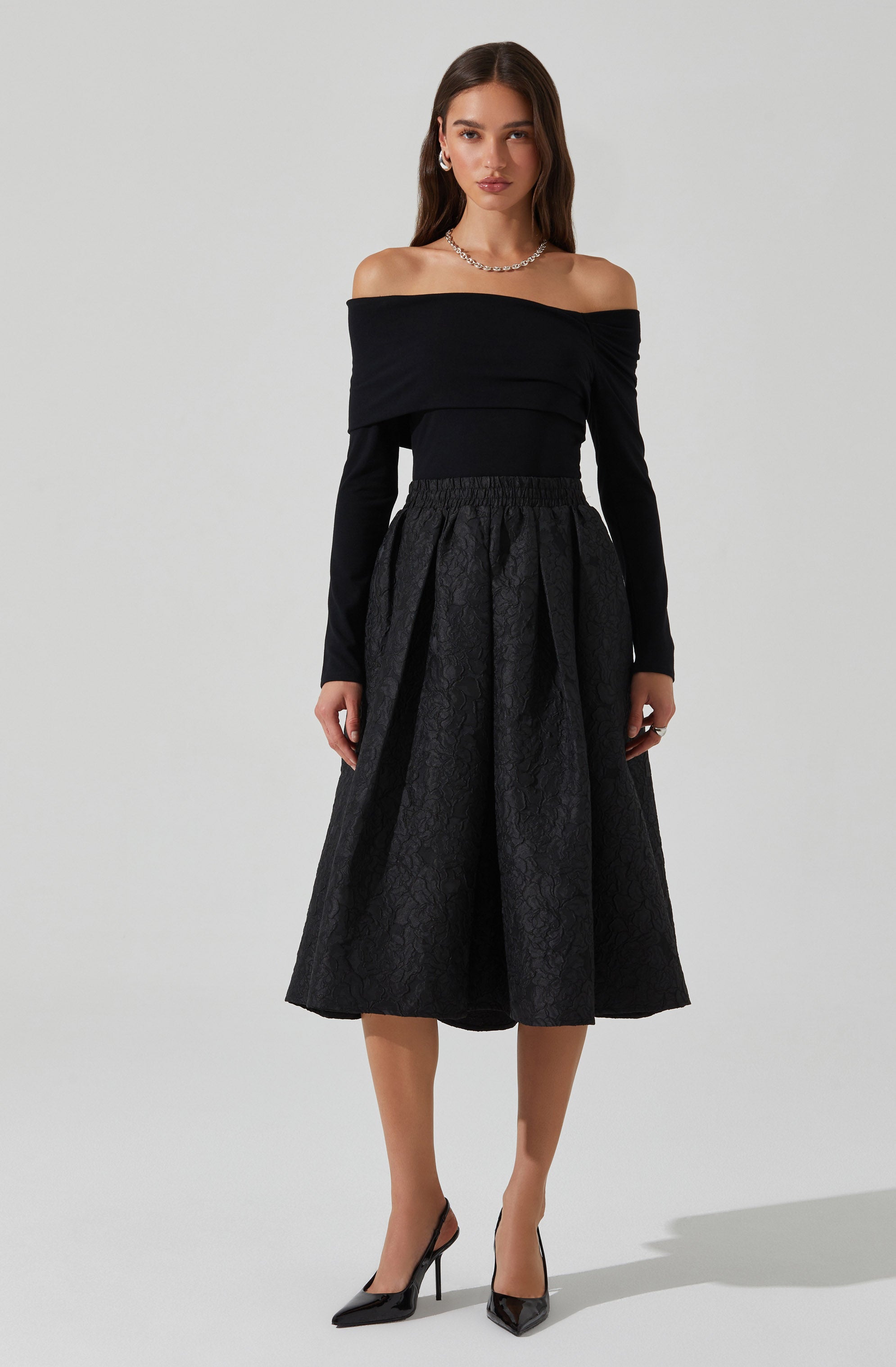 Jada Off Shoulder Top-Aljck