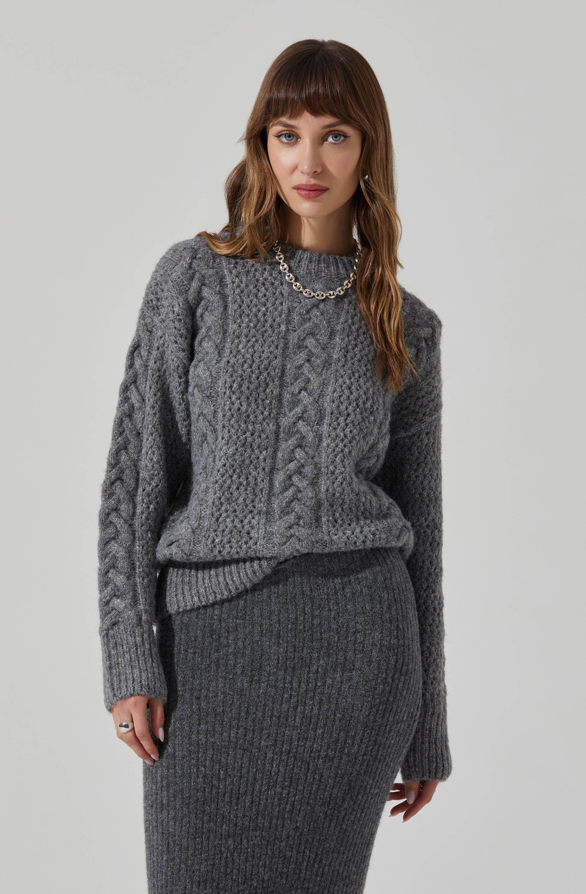 Lisbeth Cable Knit Sweater-Aljck