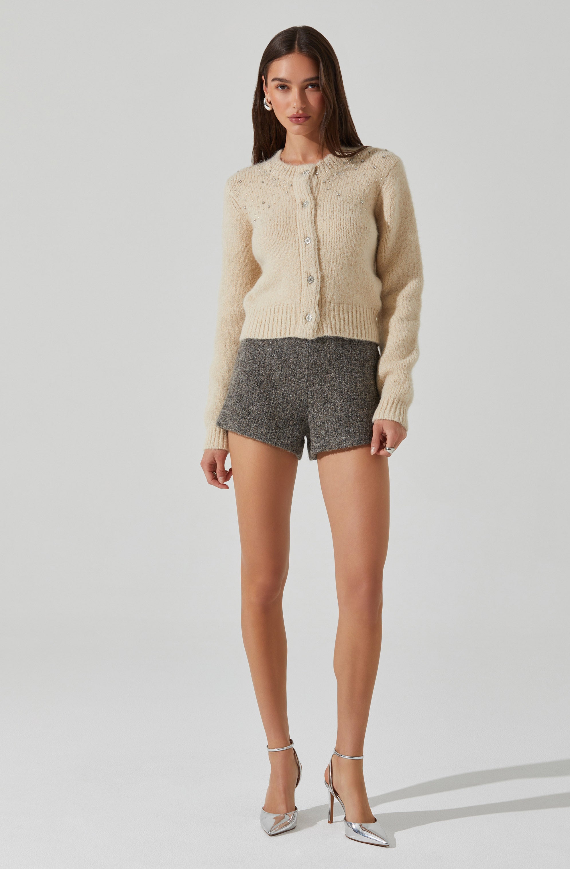 Sigourney Embellished Cardigan-Aljck