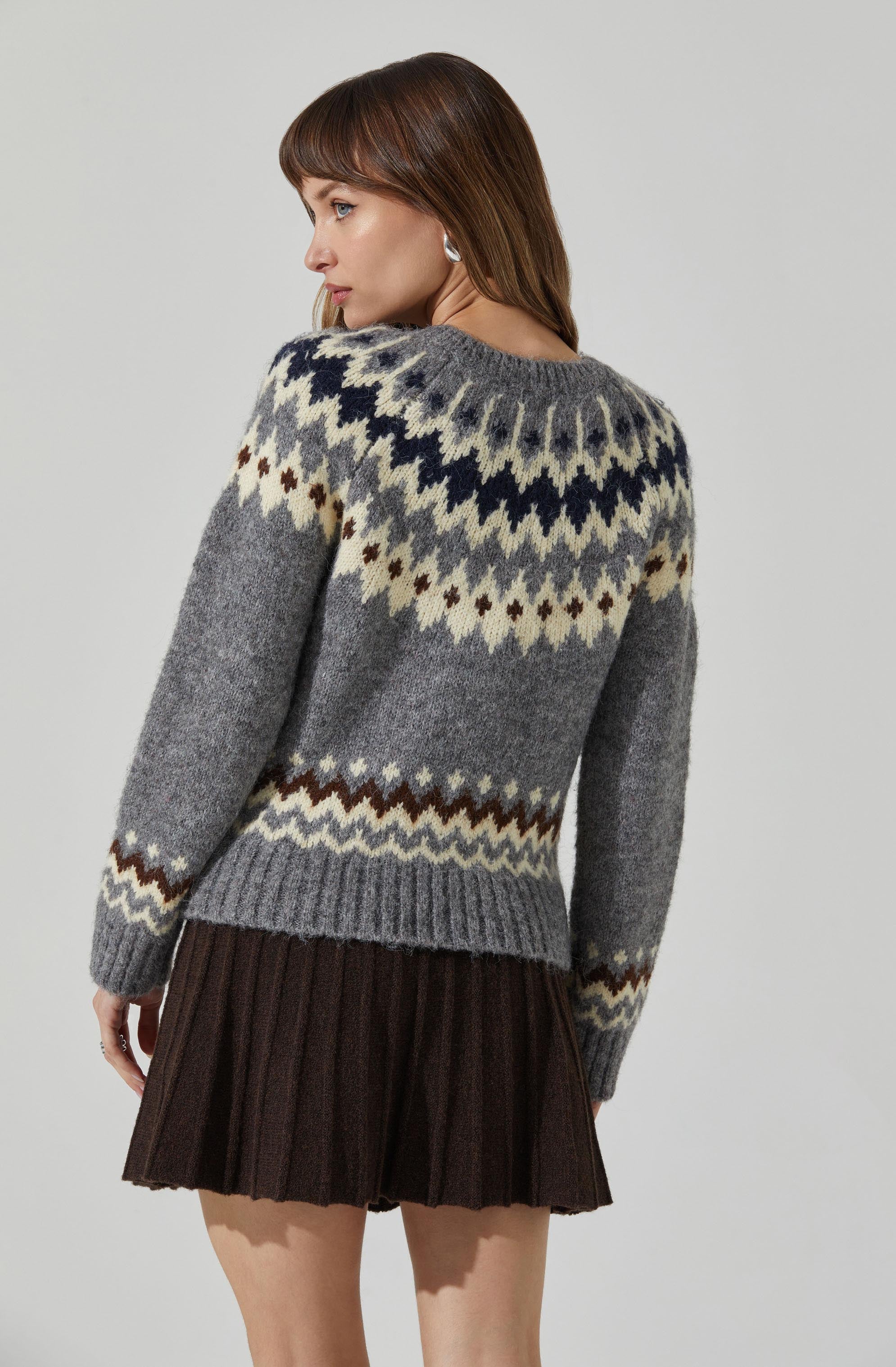 Feyre Fair Isle Sweater-Aljck