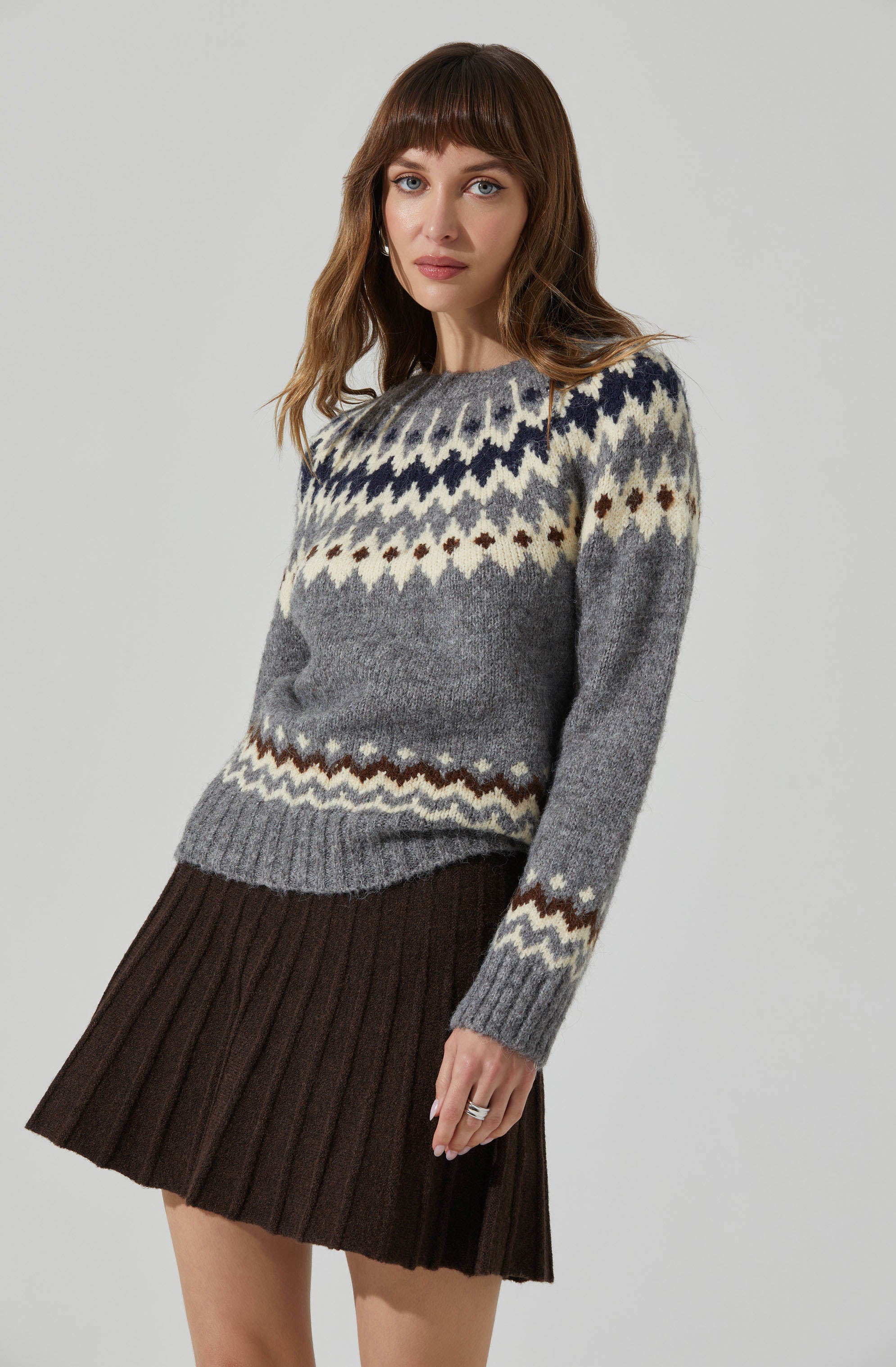 Feyre Fair Isle Sweater-Aljck