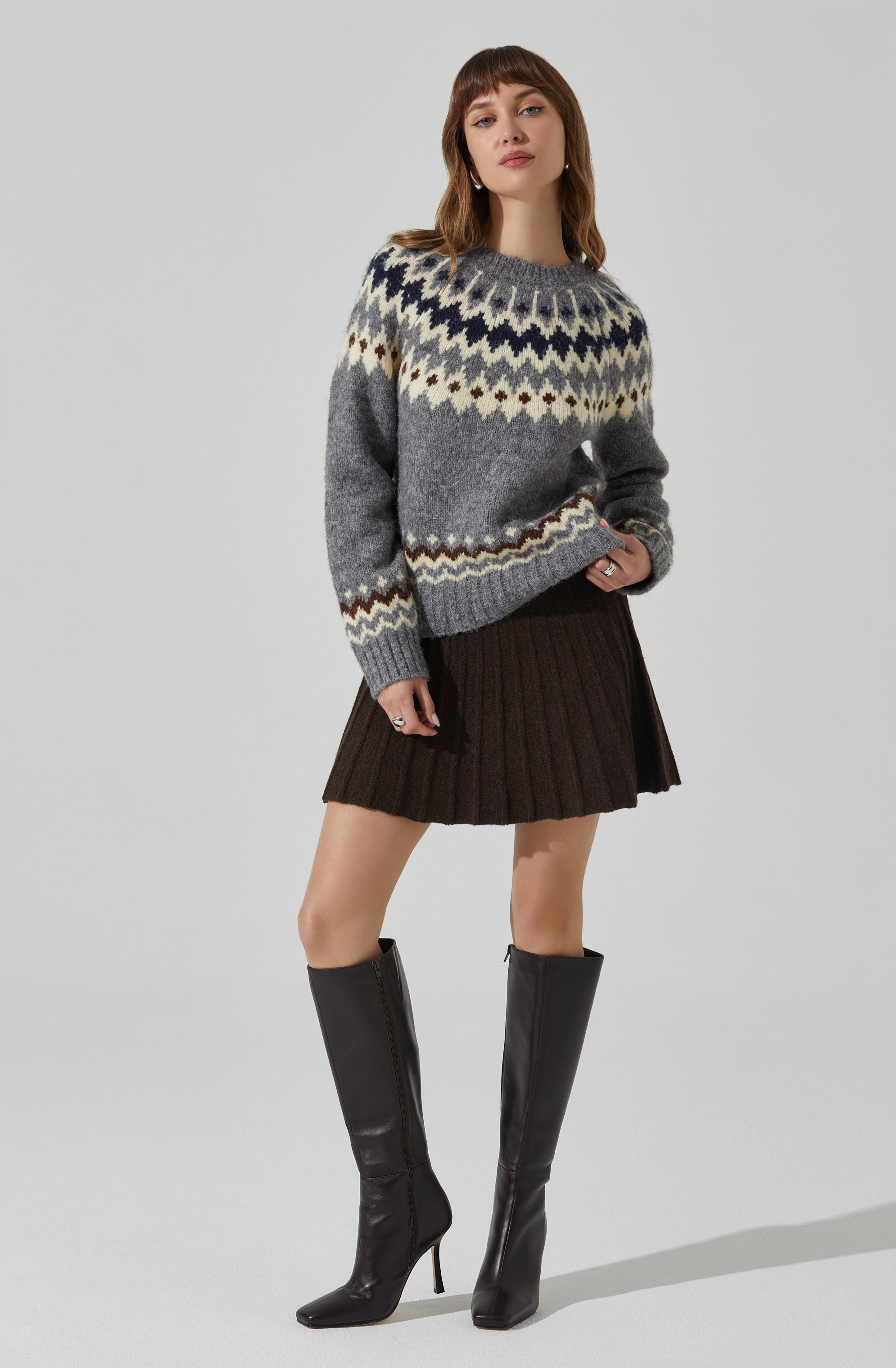 Feyre Fair Isle Sweater-Aljck