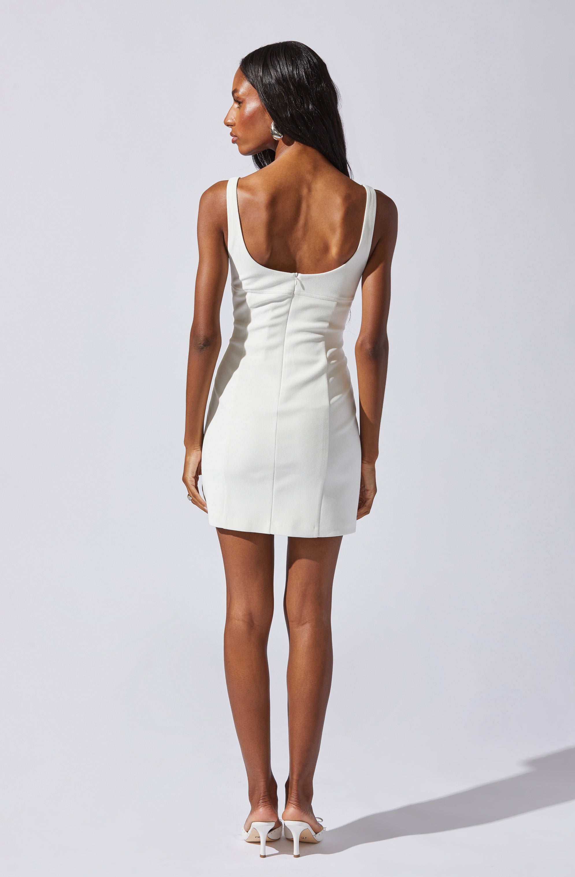 Bodycon Sleeveless Mini Dress-Aljck