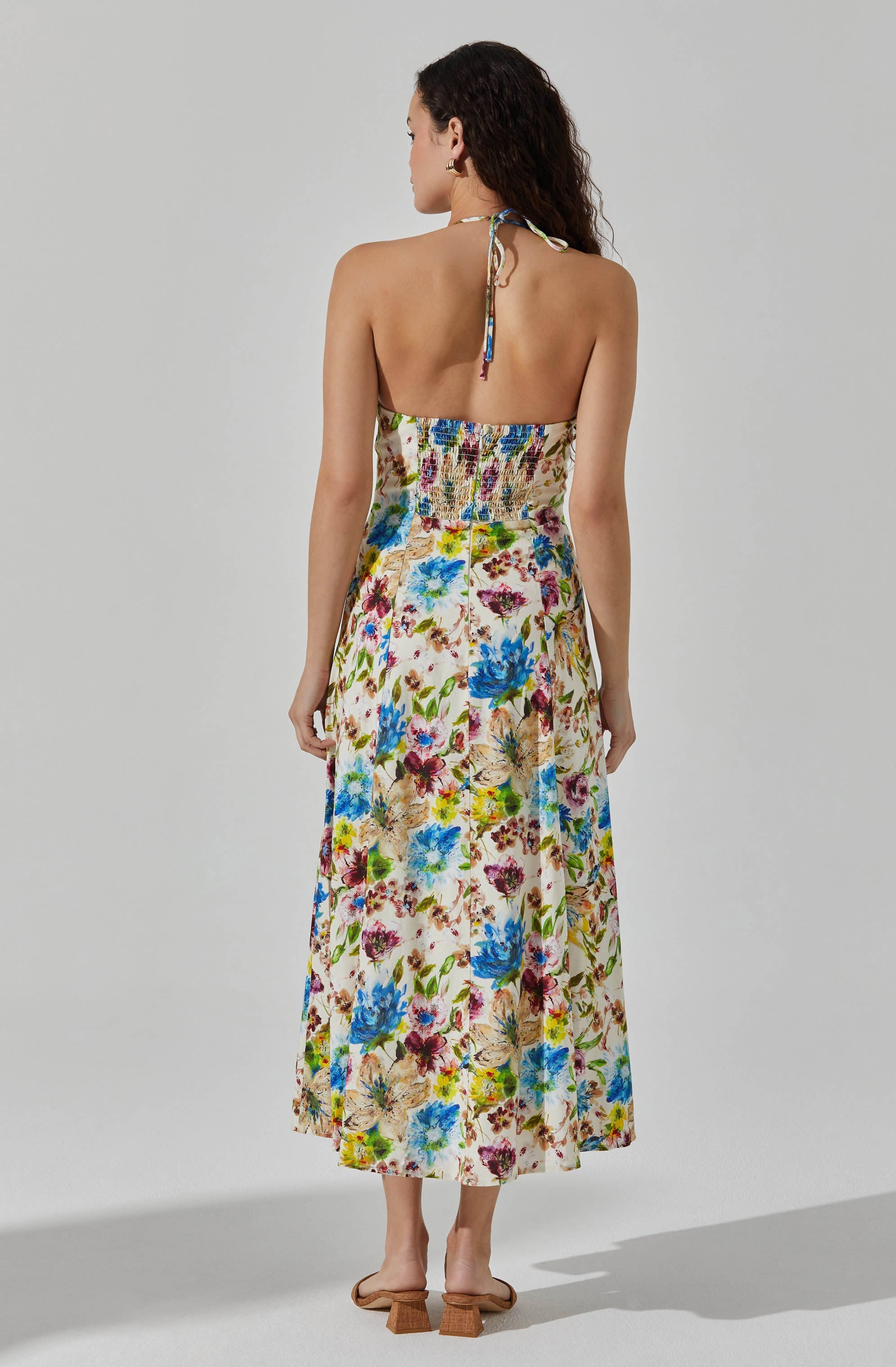 Halter Maxi Dress-Aljck