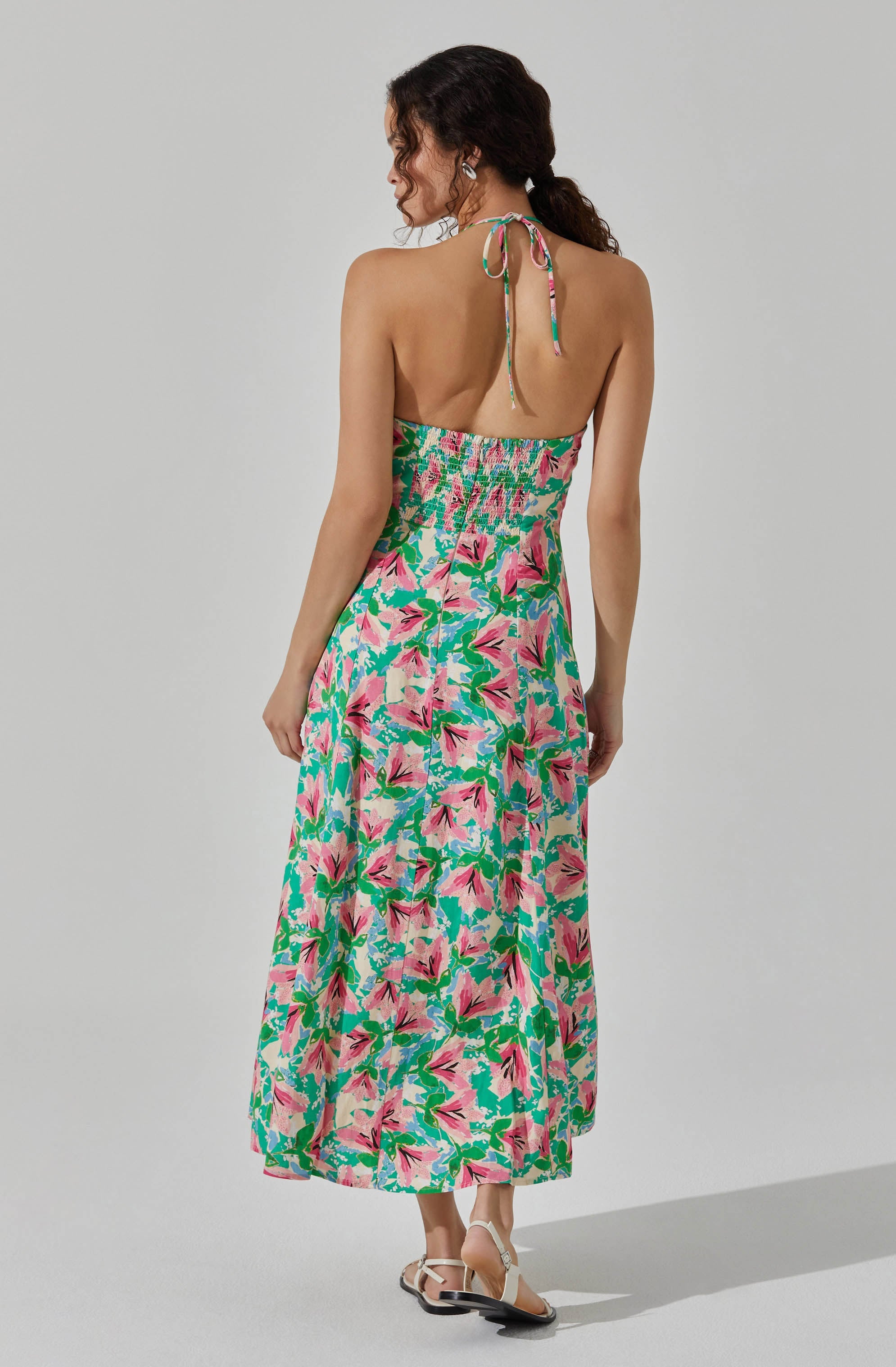 Halter Maxi Dress-Aljck