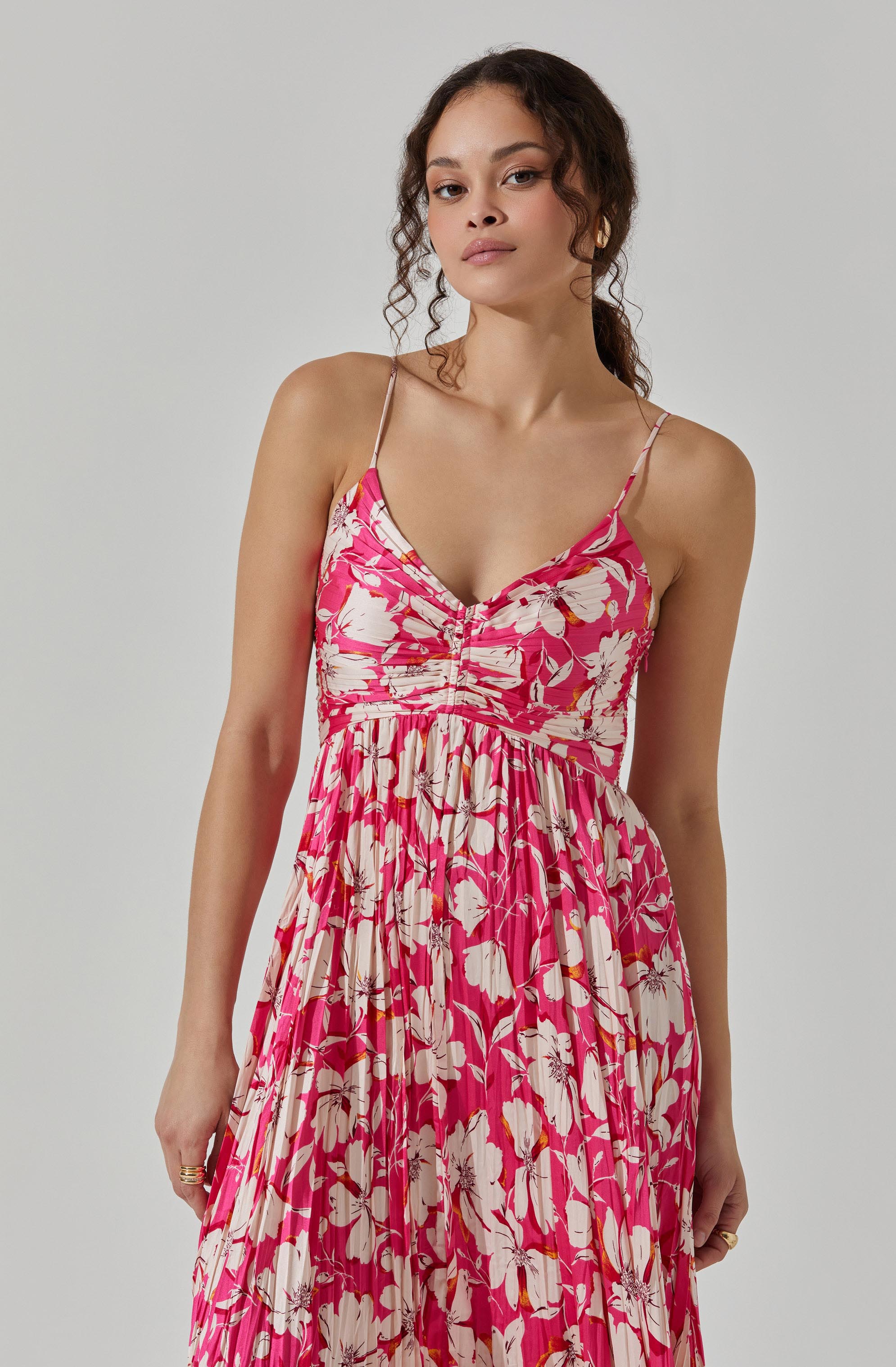 Maeve Pleated Midi Dress-Aljck