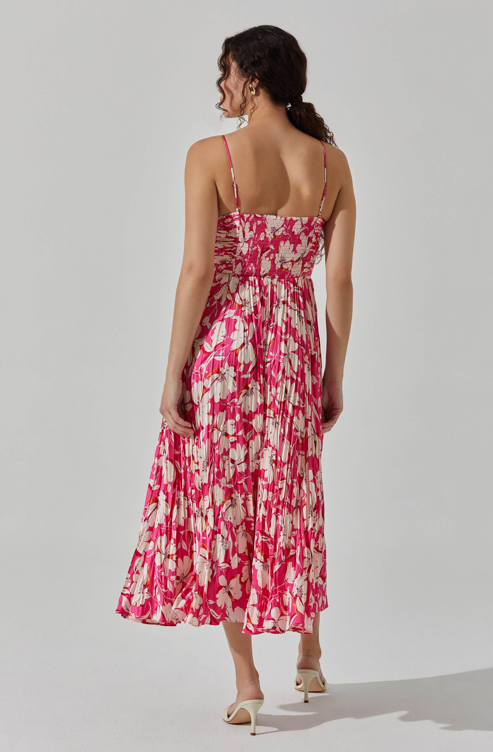 Maeve Pleated Midi Dress-Aljck