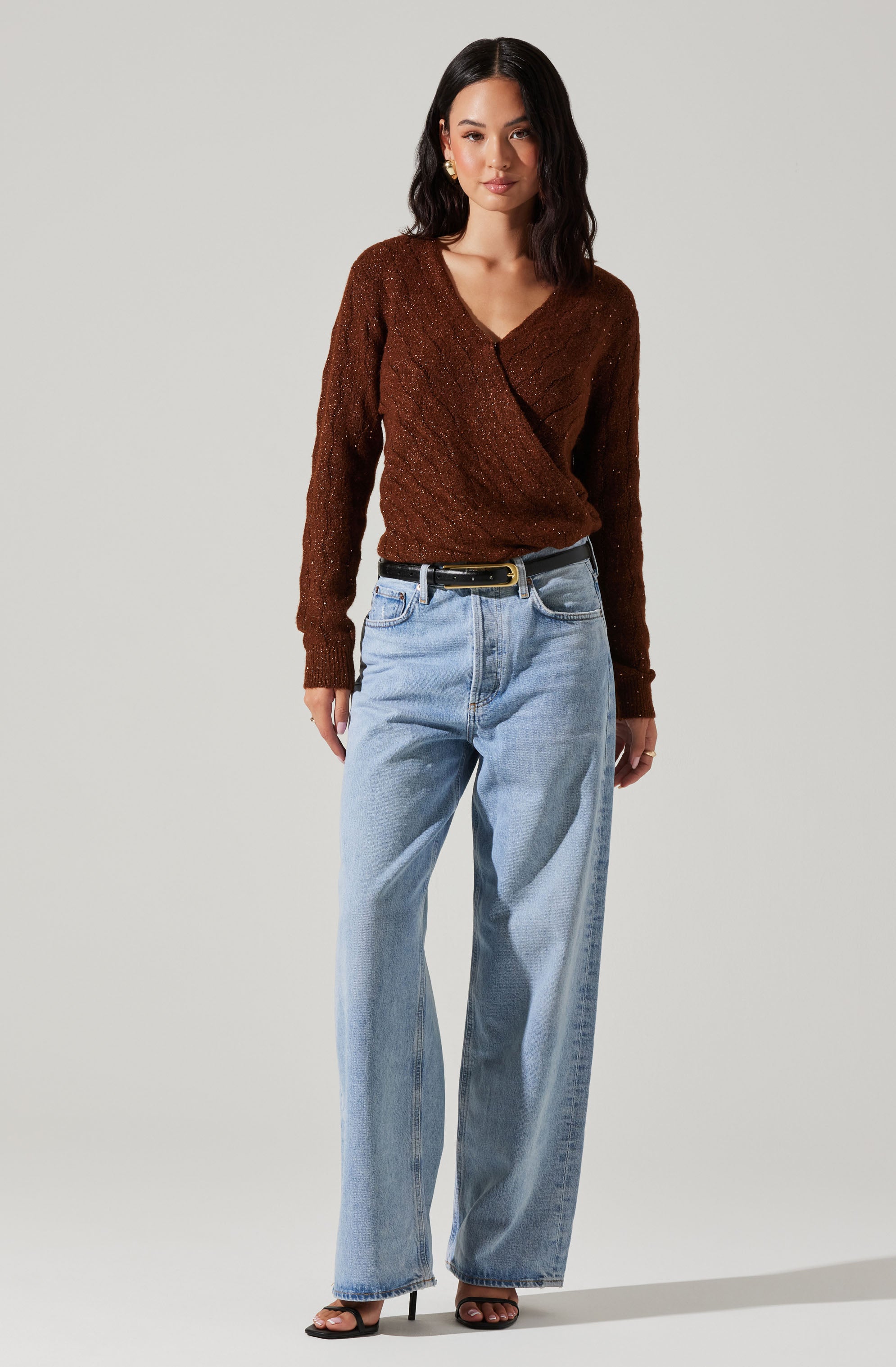 Surplice Sweater-Aljck