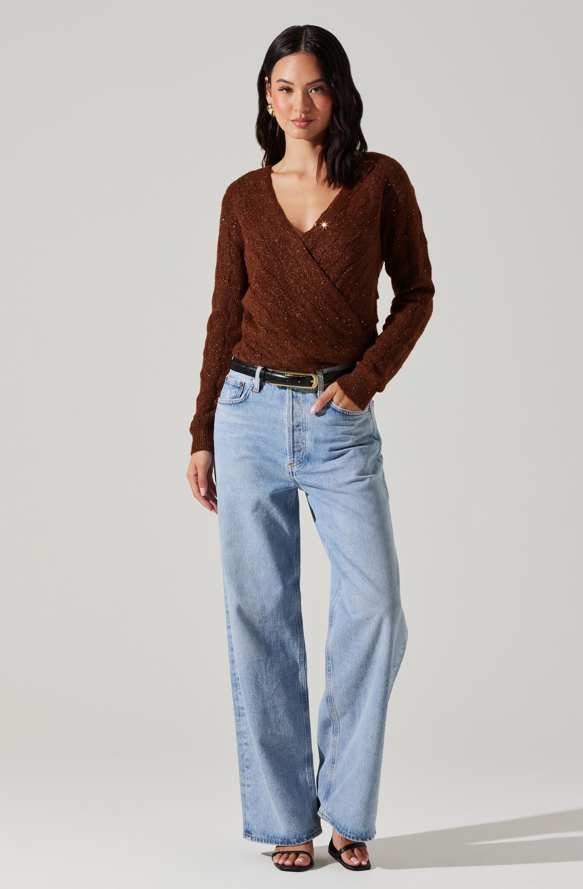 Surplice Sweater-Aljck