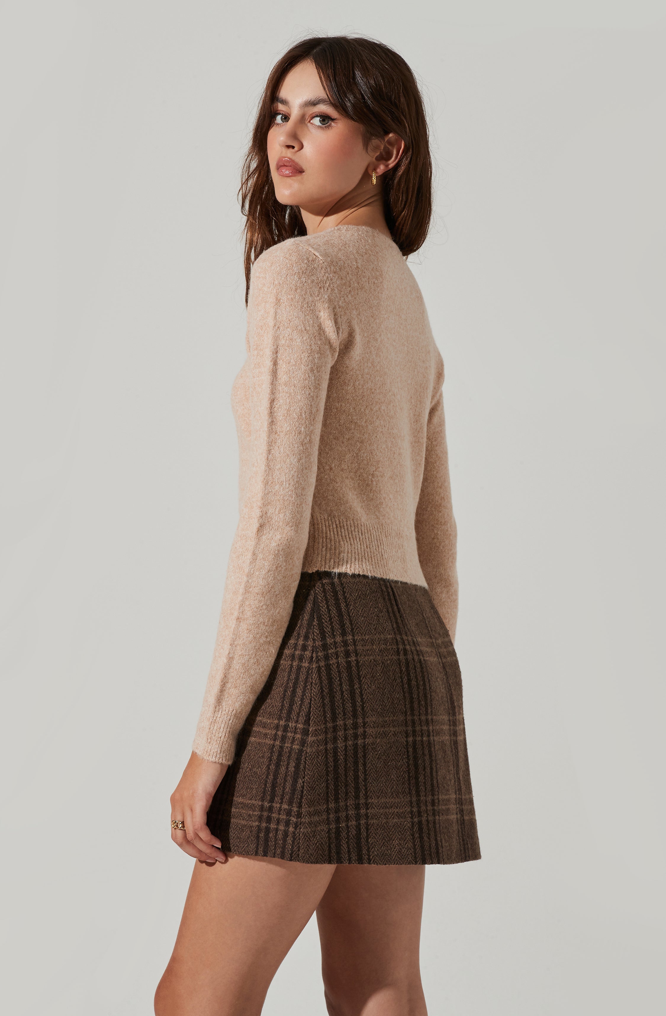 Pearl Button Cardigan-Aljck