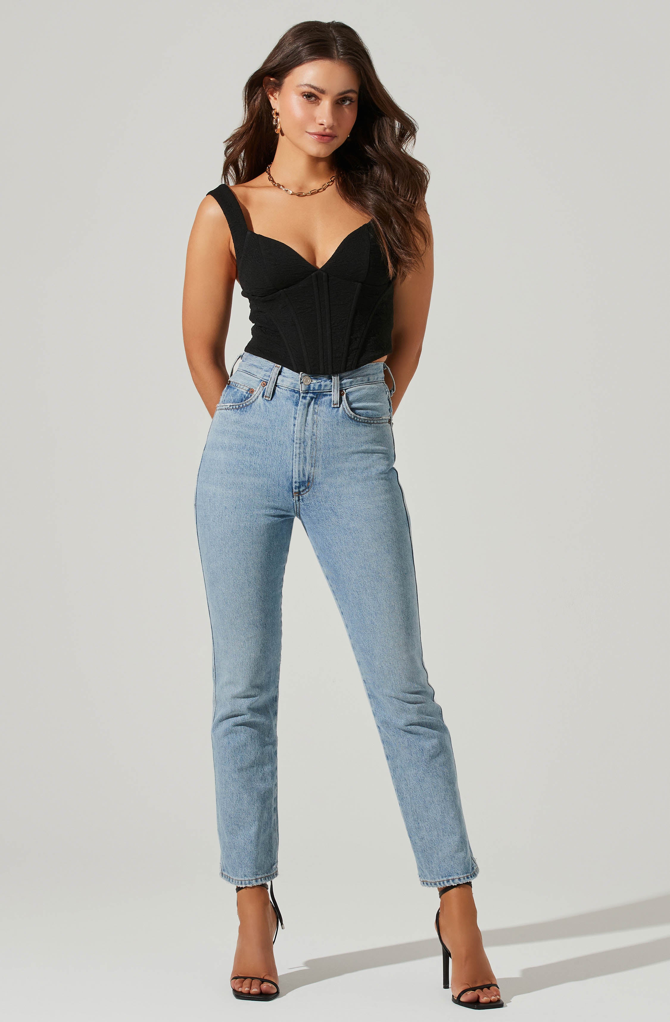 Corset Tank Top-Aljck