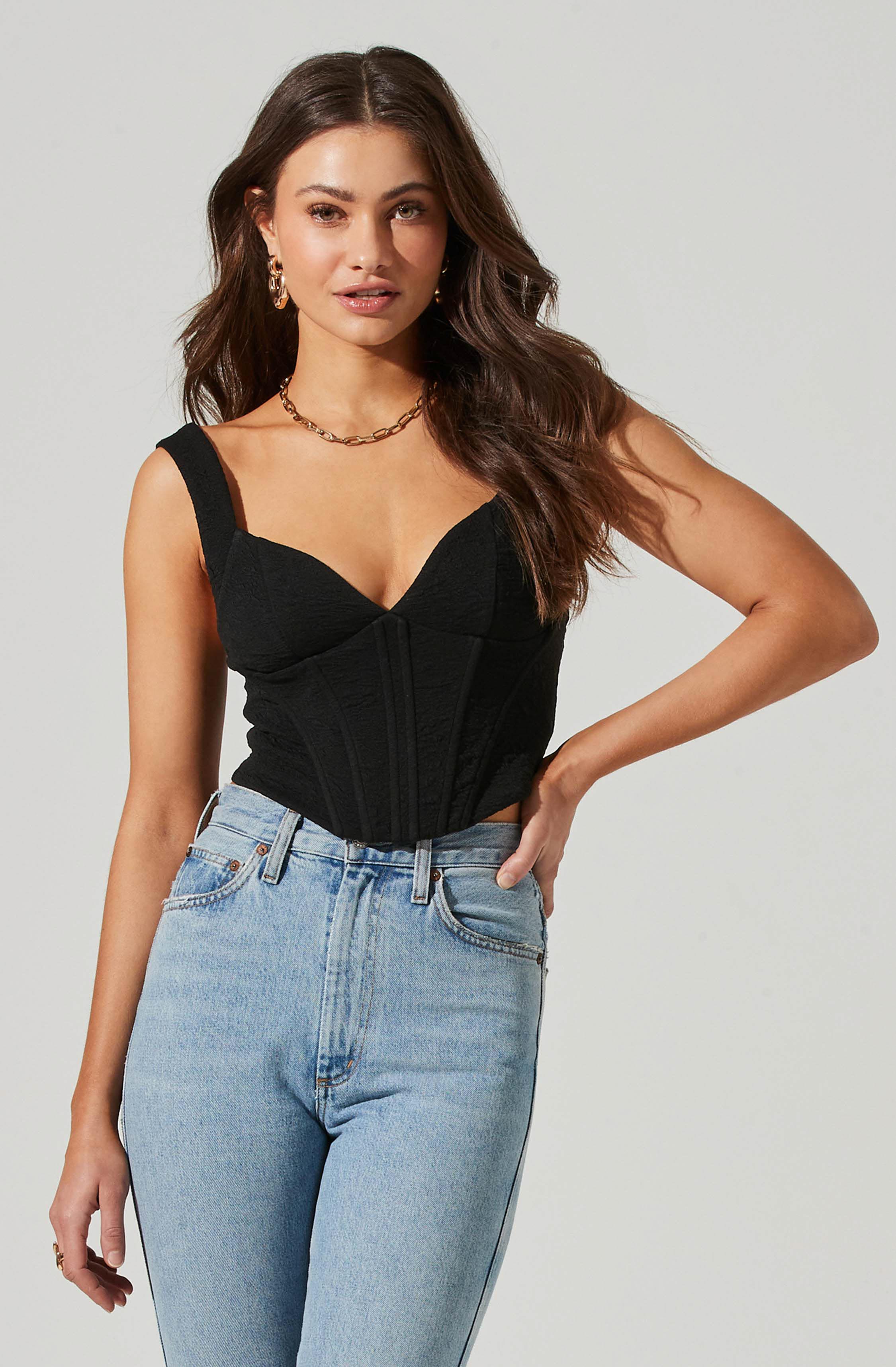 Corset Tank Top-Aljck