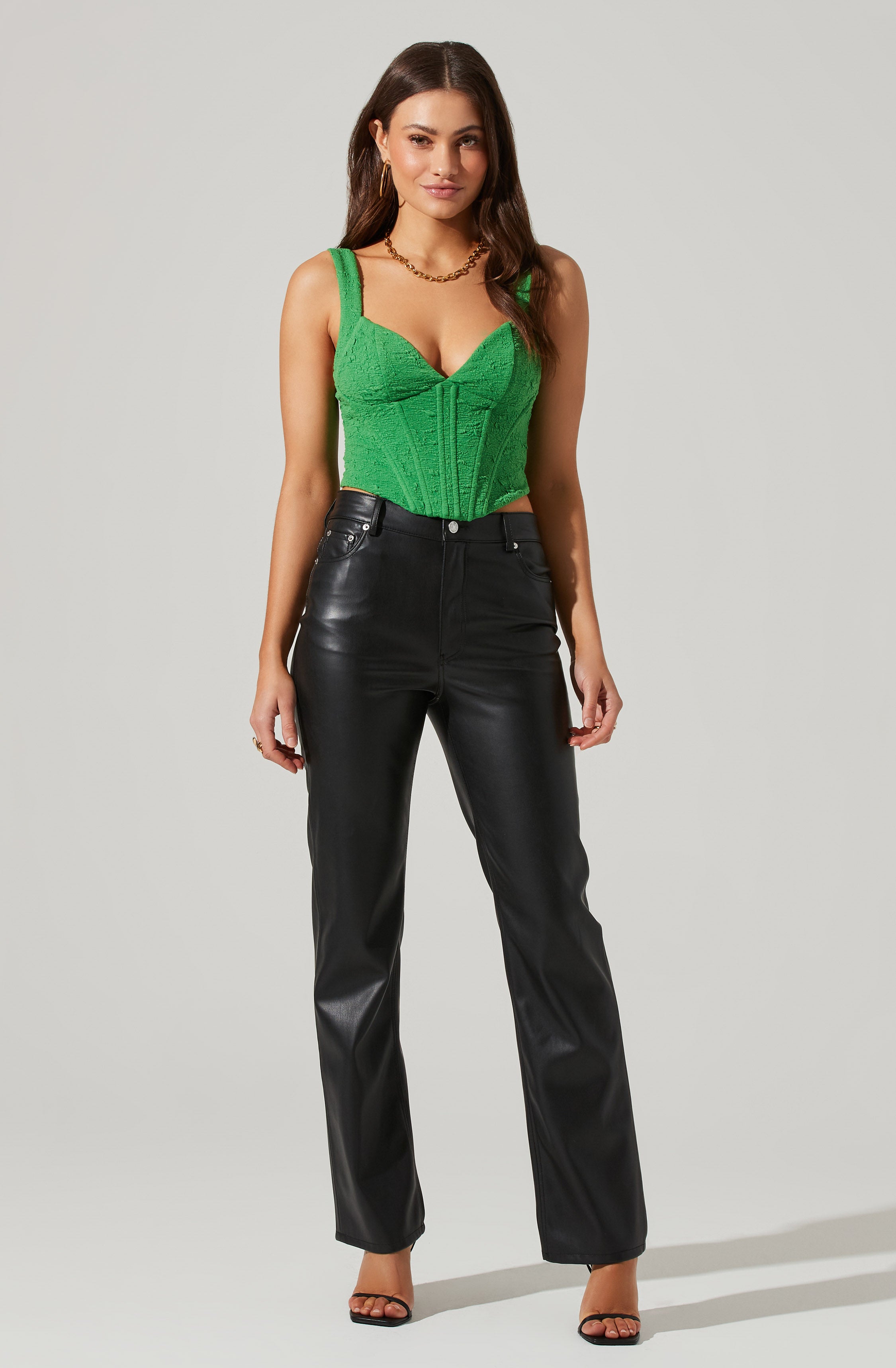 Corset Tank Top-Aljck