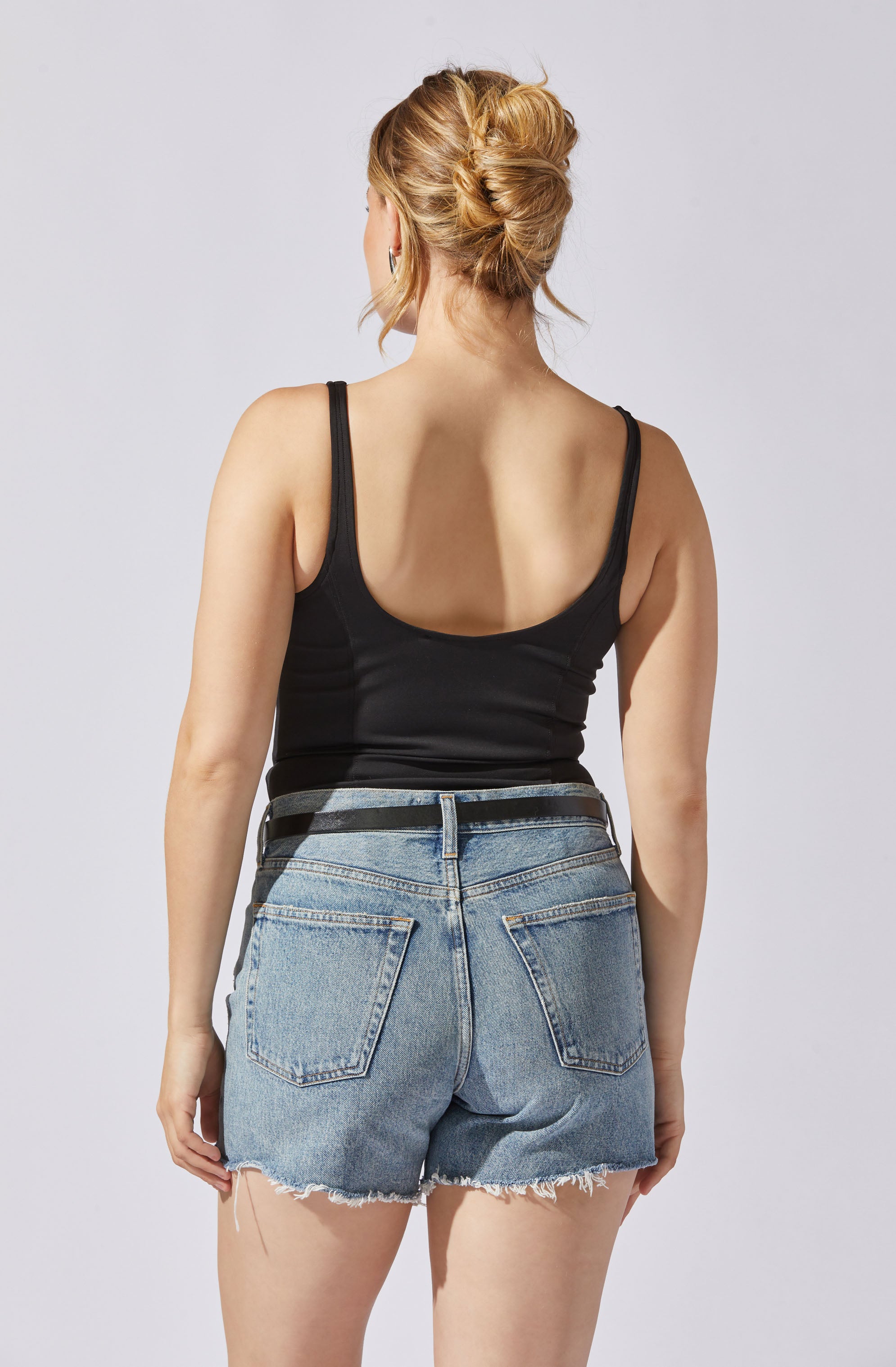 U-Bar Sleeveless Bodysuit-Aljck