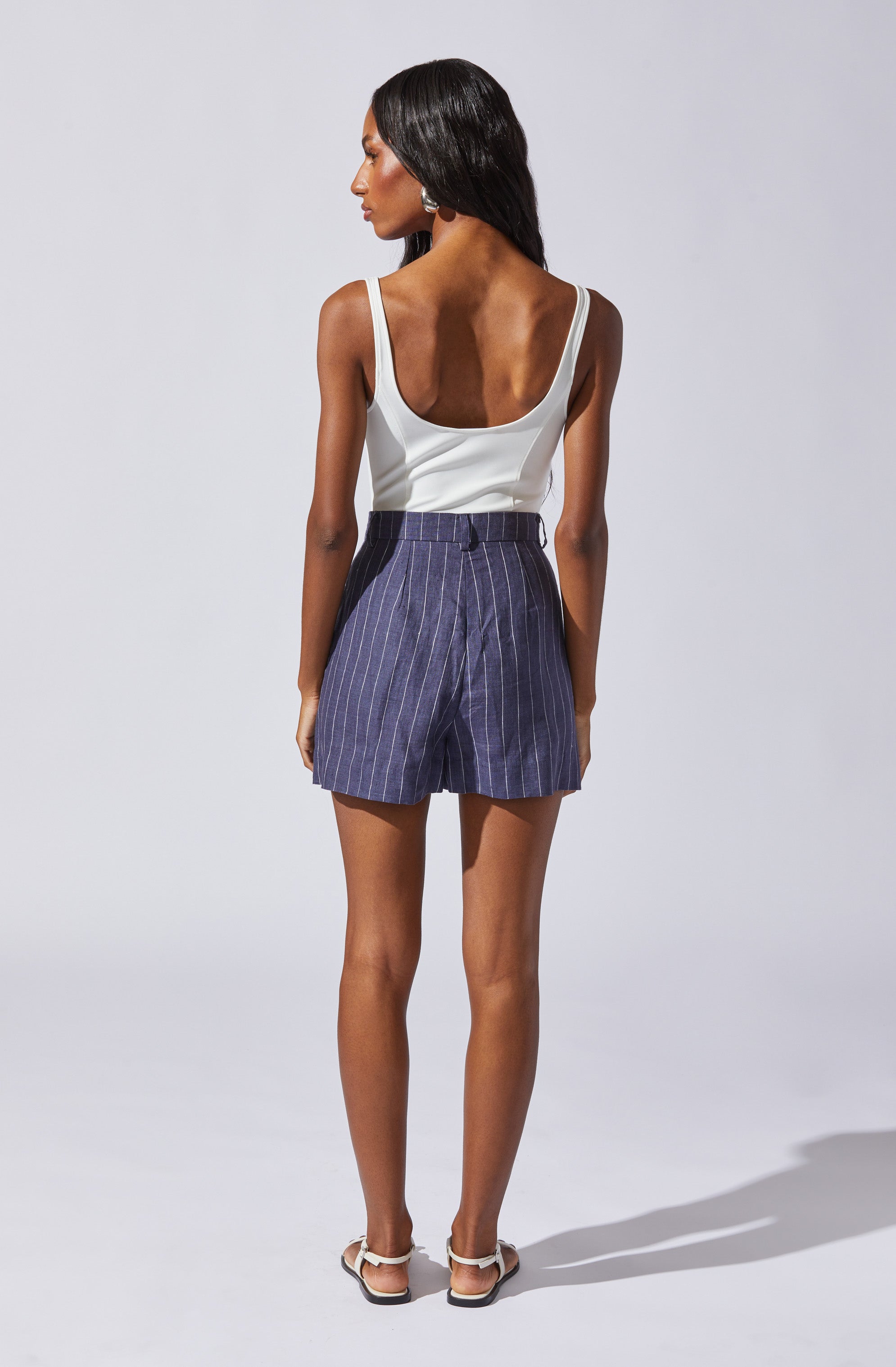 U-Bar Sleeveless Bodysuit-Aljck