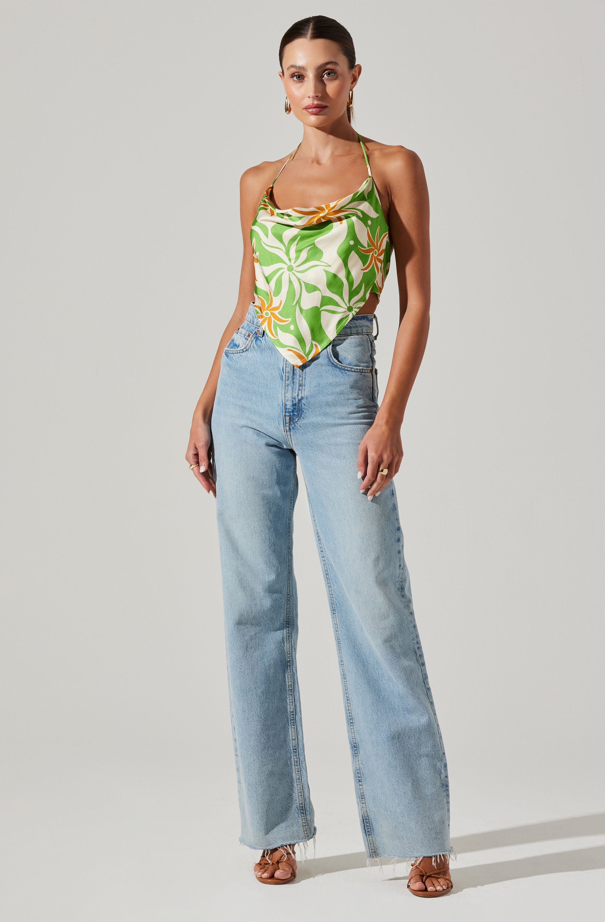 Layra Handkerchief Top-Aljck