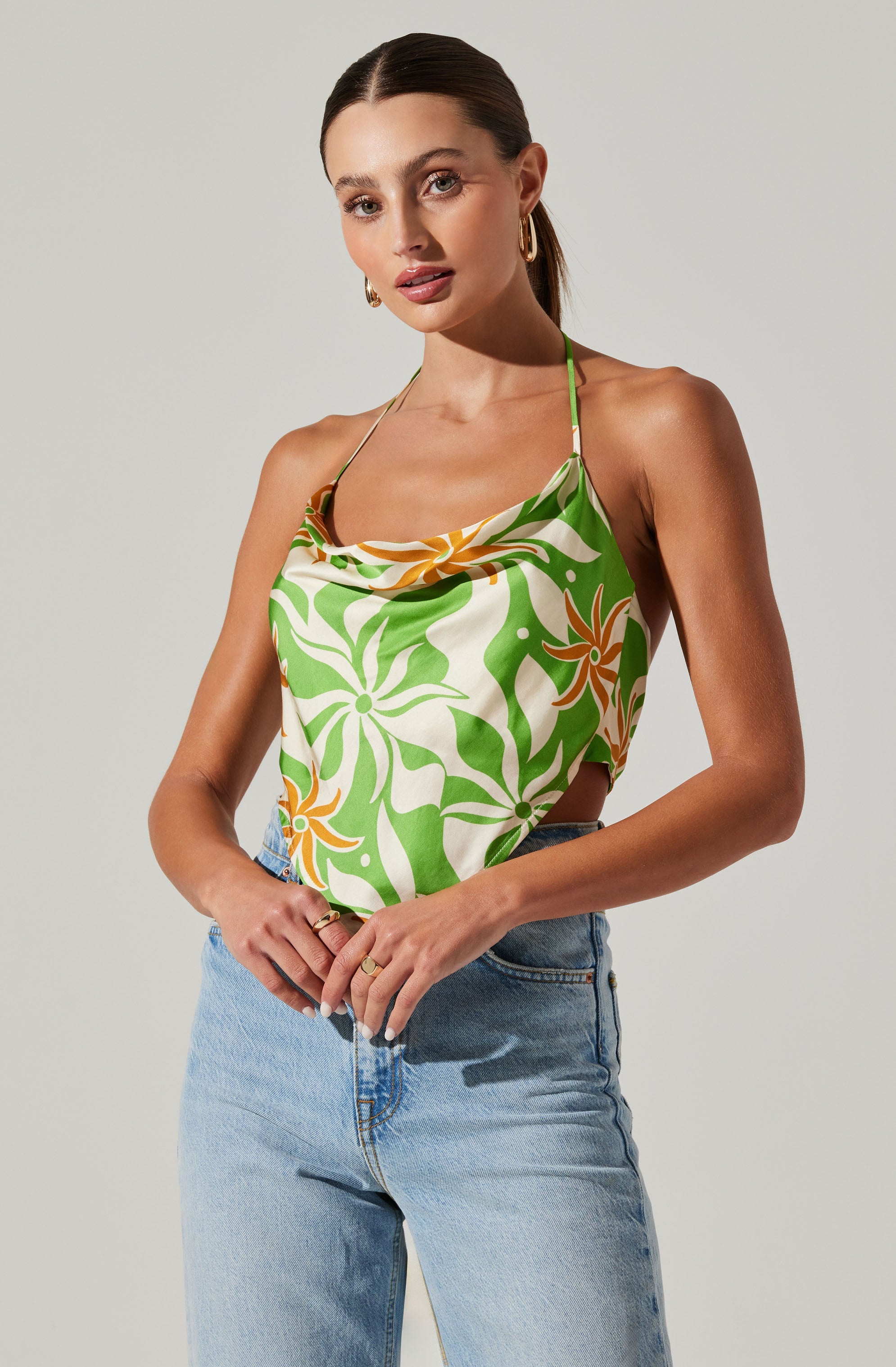 Layra Handkerchief Top-Aljck