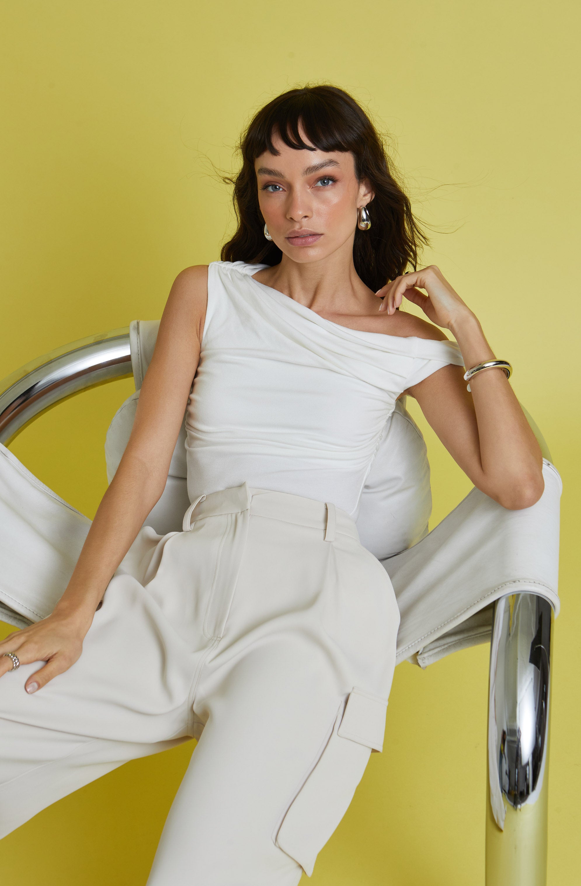 Fiora Asymmetrical Bodysuit-Aljck