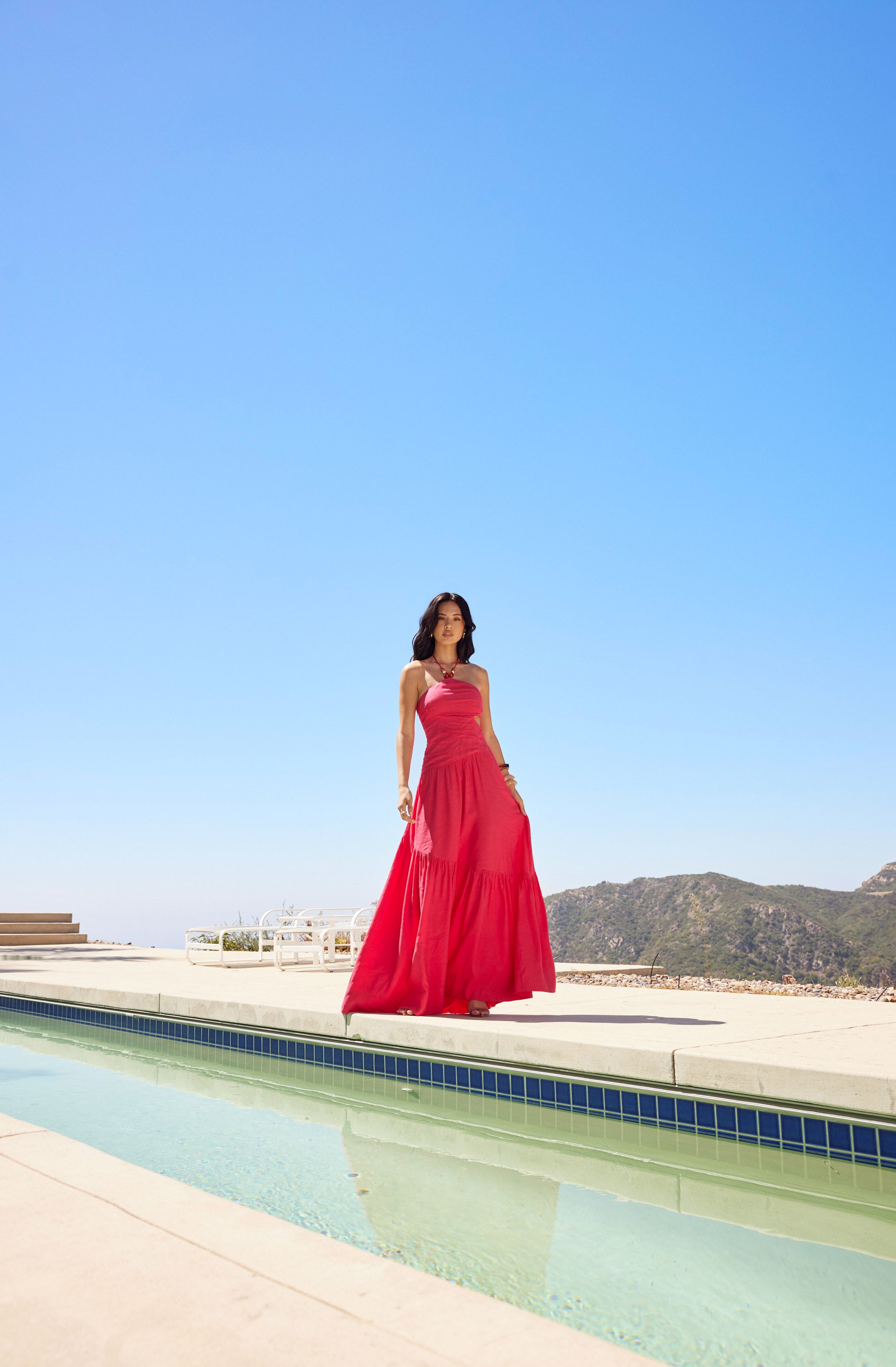 Linnea Halter Maxi dress-Aljck