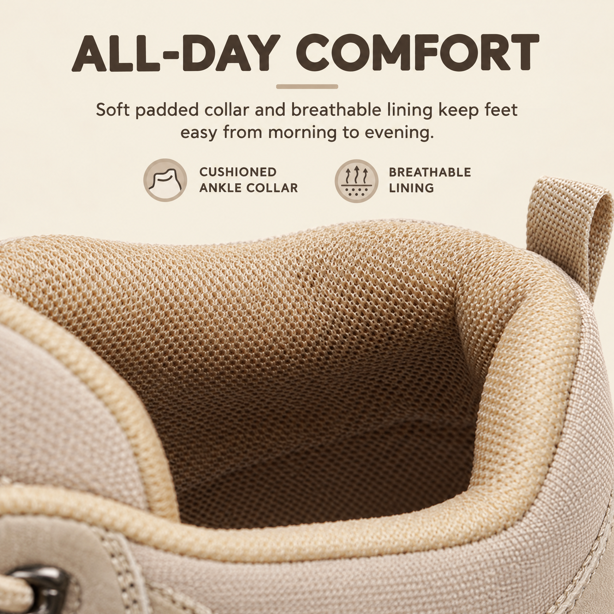  2026 New High-Top Plus Size Casual Sports Shoes, Outdoor Hiking Boots, Comfortable Thick Sole Lightweight Casual Walking Shoes, Suitable for All-Season Daily Outdoor Activities, Walking And Travel, Mountaineering, Camping Gear