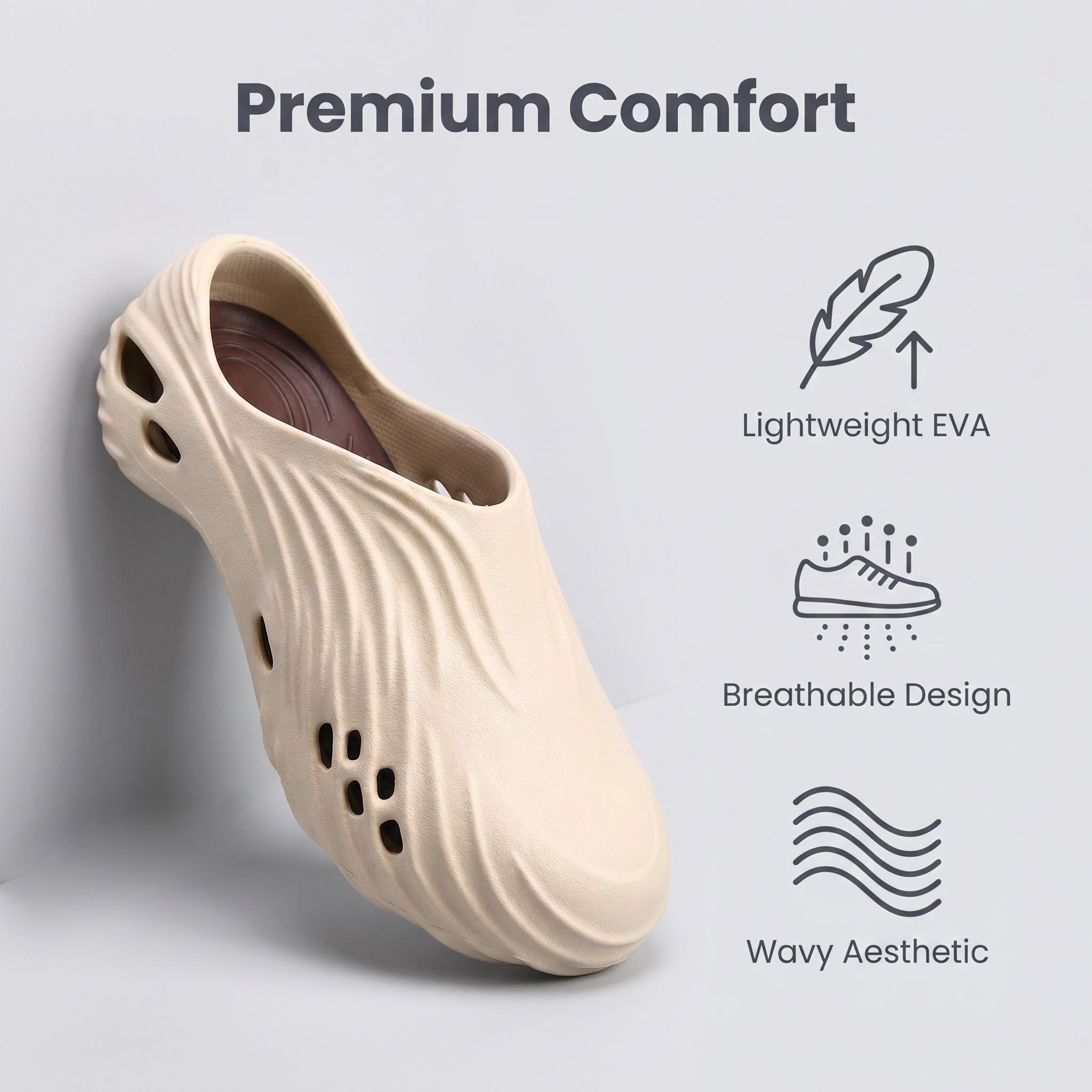 Men's SummerOutdoor Wear Anti-slipWaterproof Soft sandals