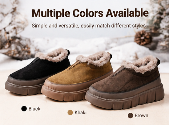 Winter ankle boots colour options