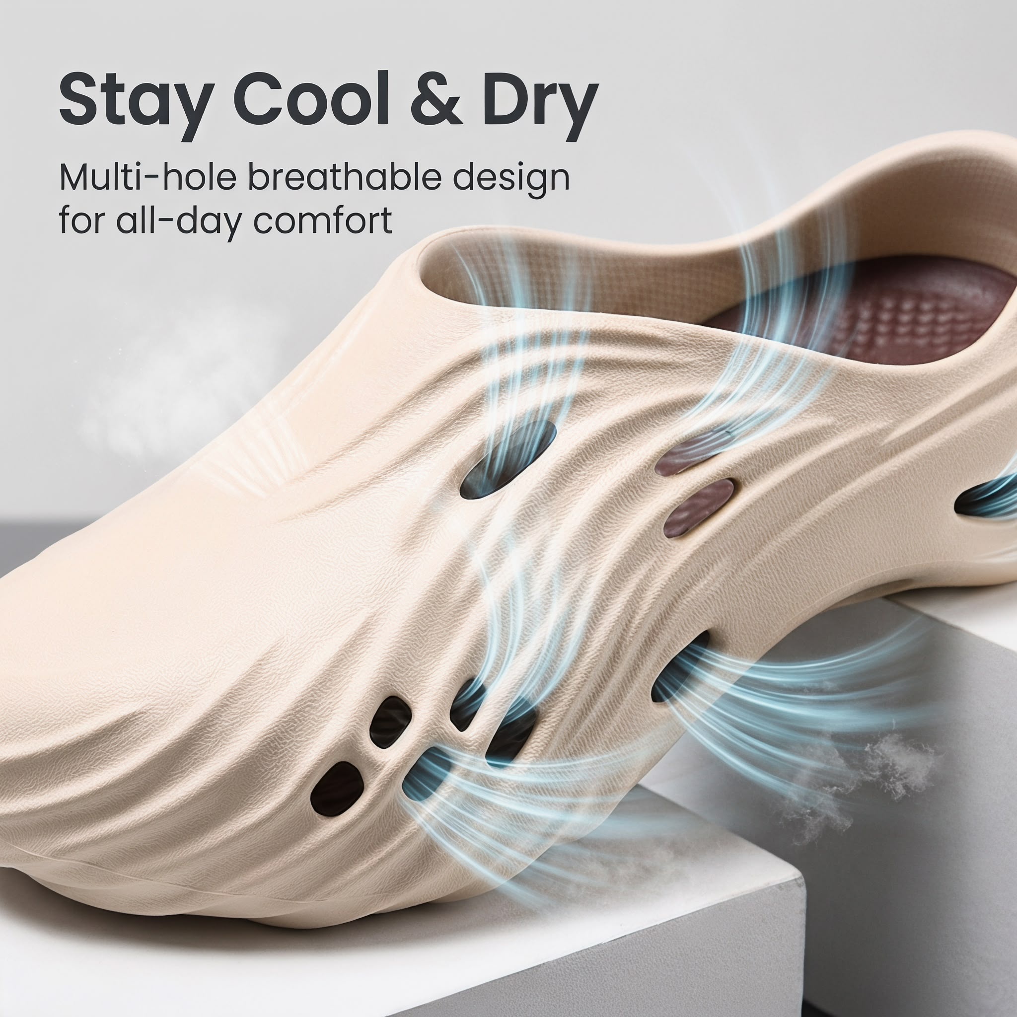 Men's SummerOutdoor Wear Anti-slipWaterproof Soft sandals