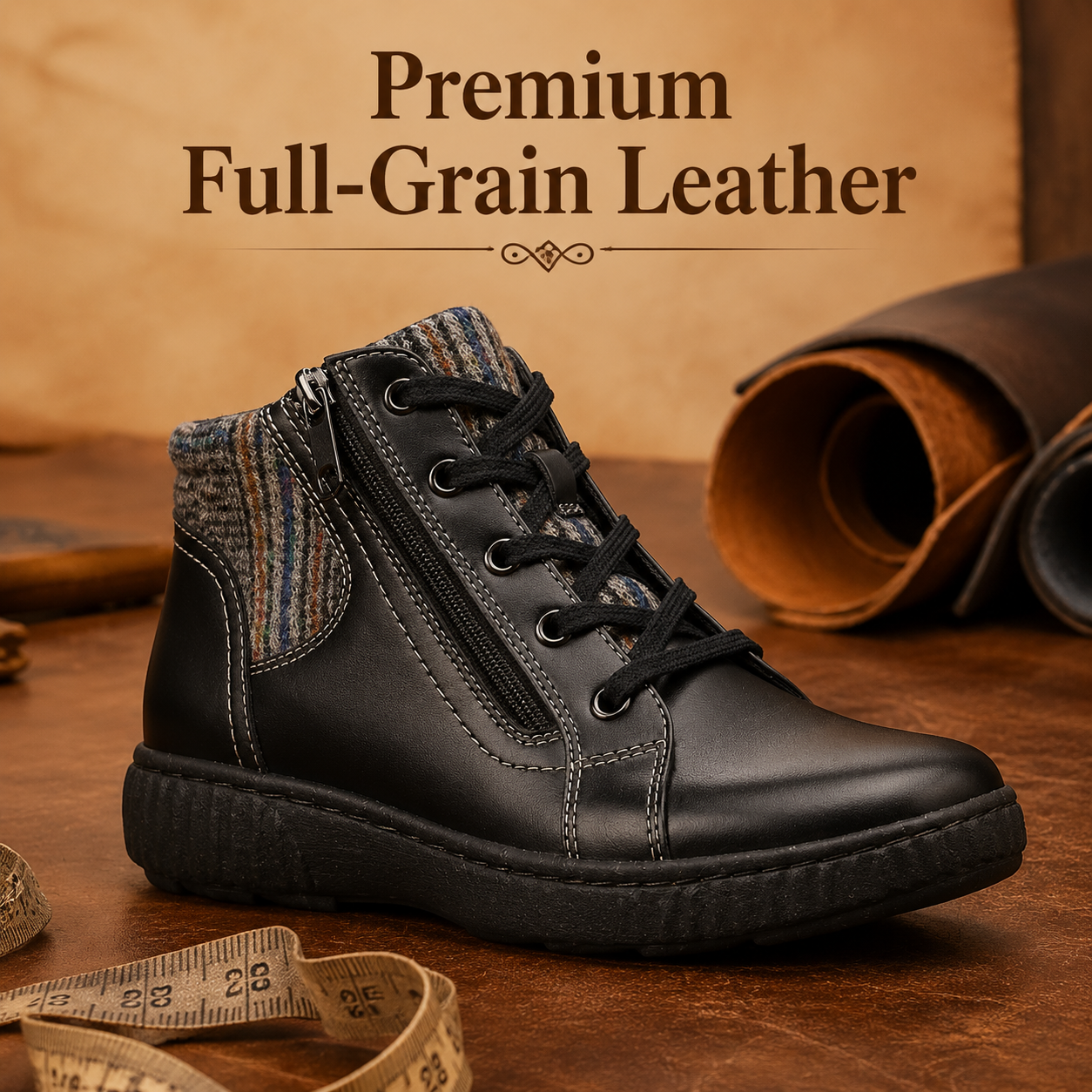 🔥Last Day 60% OFF - Comfortable Women's Leather Ankle Boots